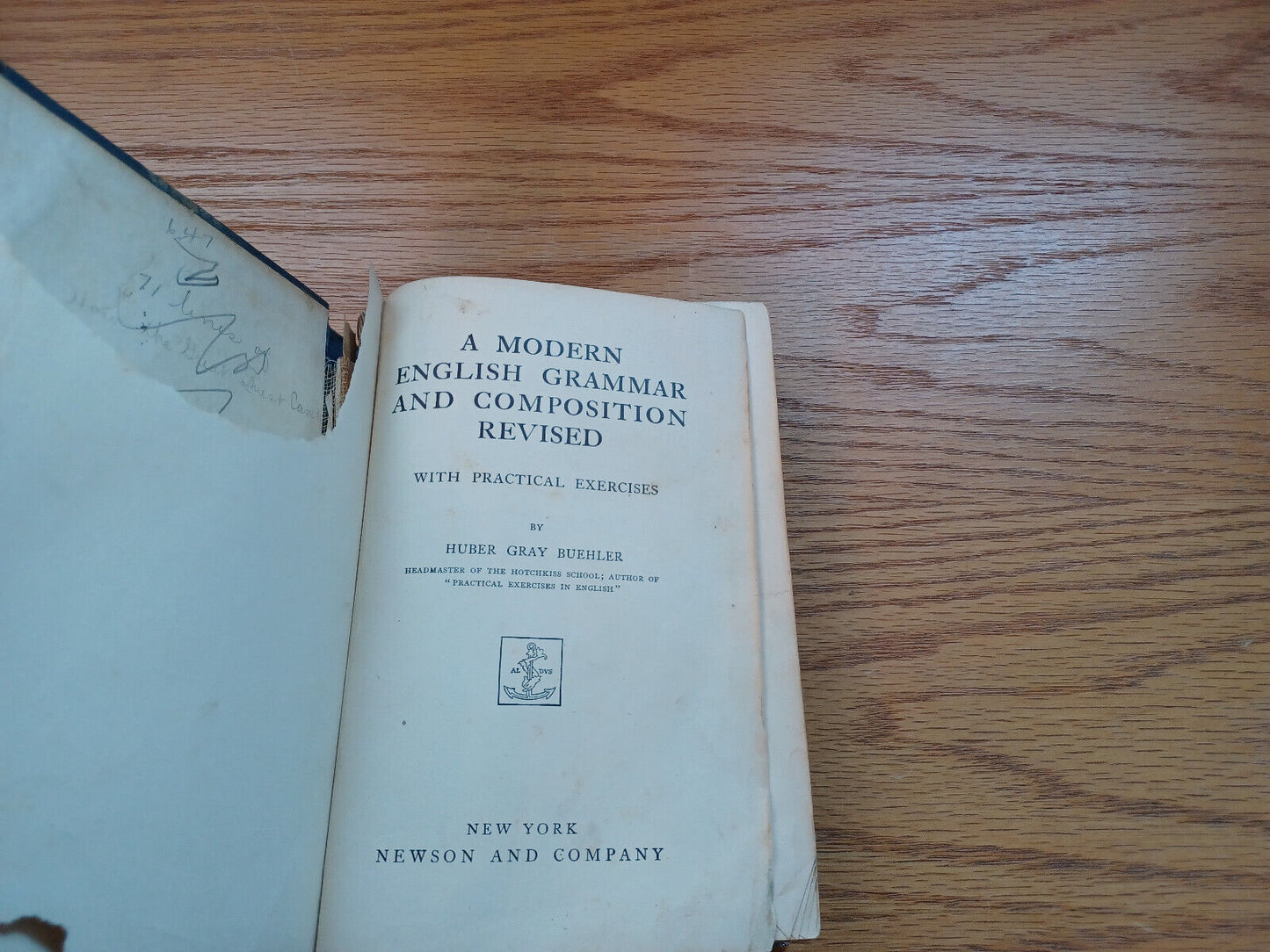 A Modern English Grammar And Composition Revised With Practical Exercises 1916