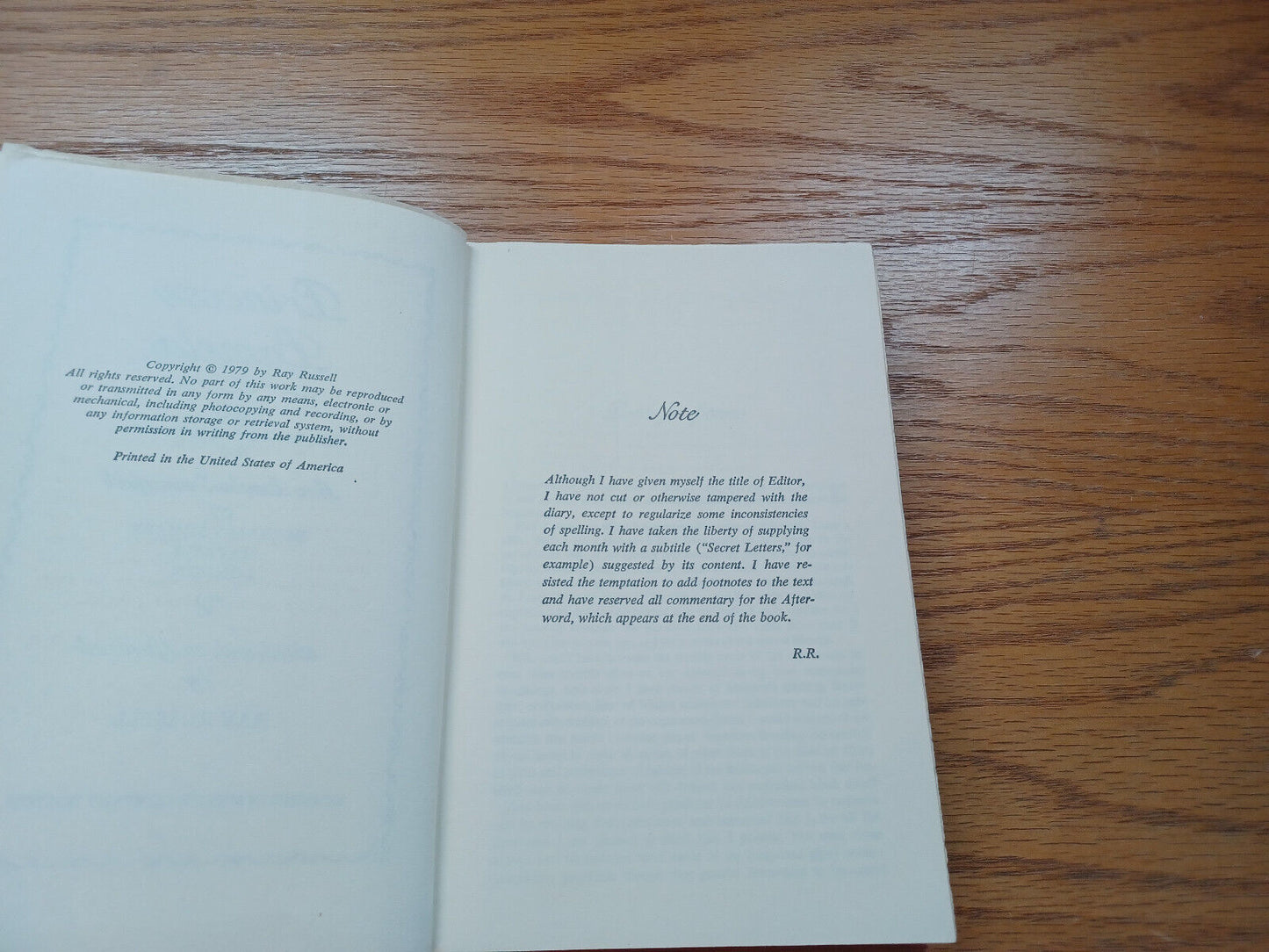 Princess Pamela Being The Personal Journal Of Miss Pamela Summerfield 1979