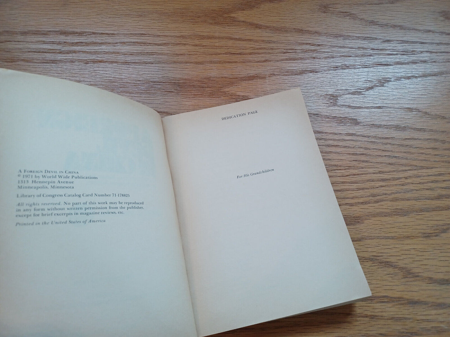 A Foreign Devil In China John C Pollock 1971 Crusade Edition