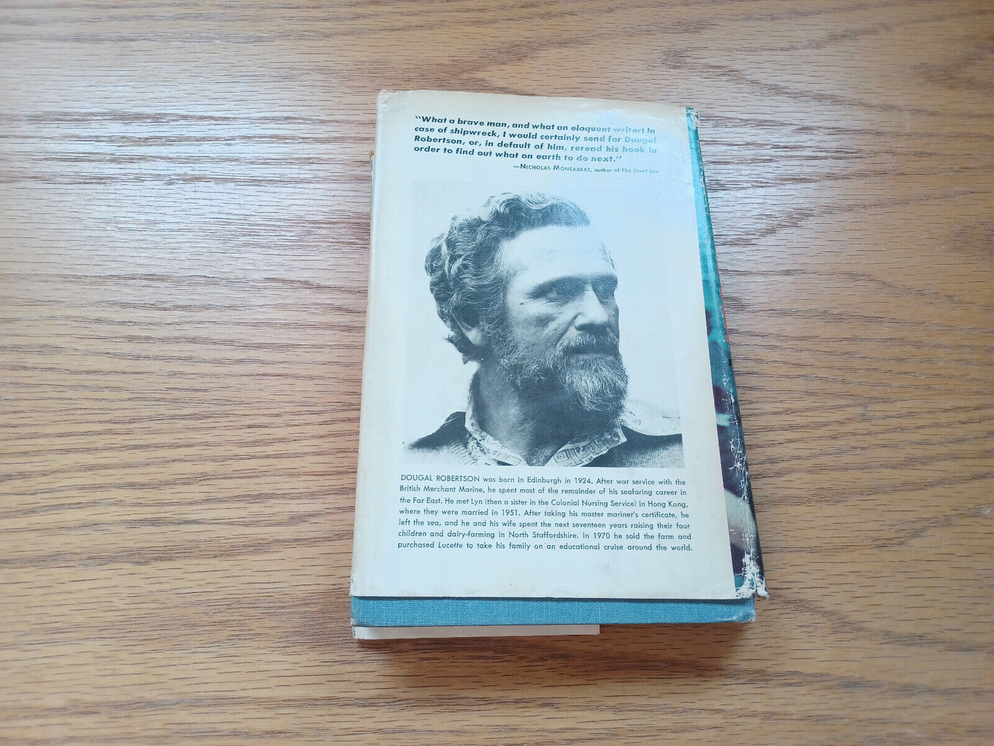 Survive The Savage Sea By Dougal Robertson 1973 Dust Jacket