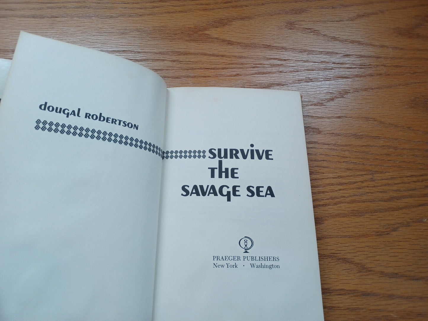 Survive The Savage Sea By Dougal Robertson 1973 Dust Jacket
