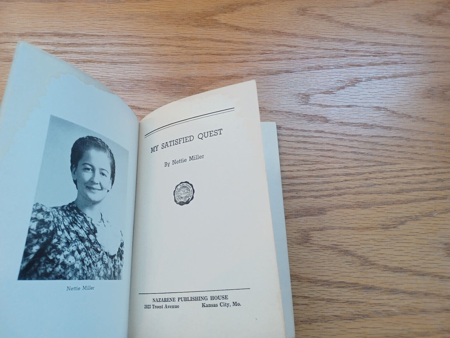 My Satisfied Quest By Nettie Miller 1942