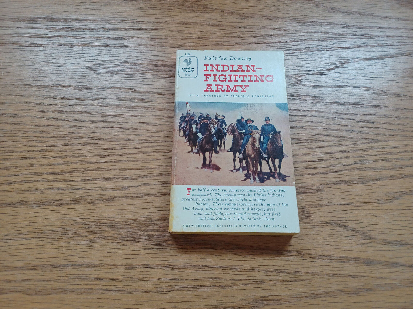 Indian Fighting Army Fairfax Downey 1957 Bantam Books Paperback