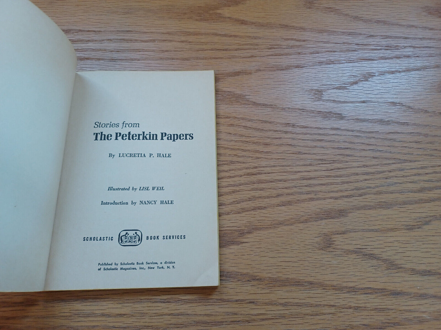 Stories From The Peterkin Papers Lucretia P Hale 1964