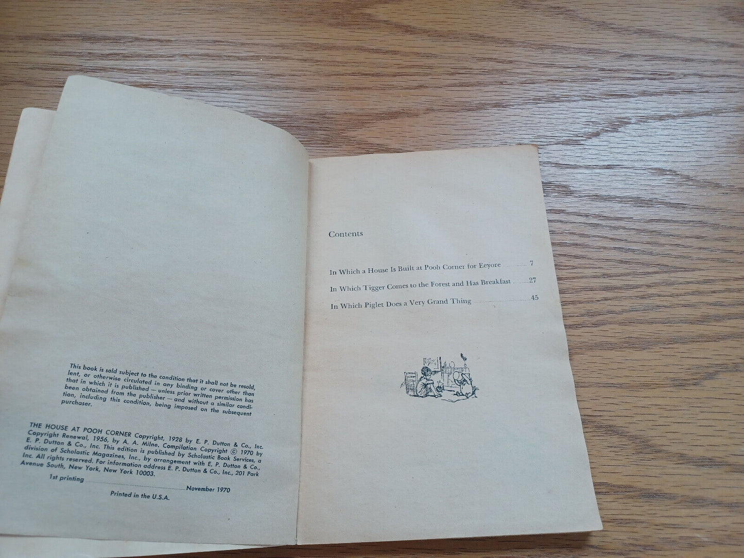 Three Stories From The House At Pooh Corner A A Milne 1970