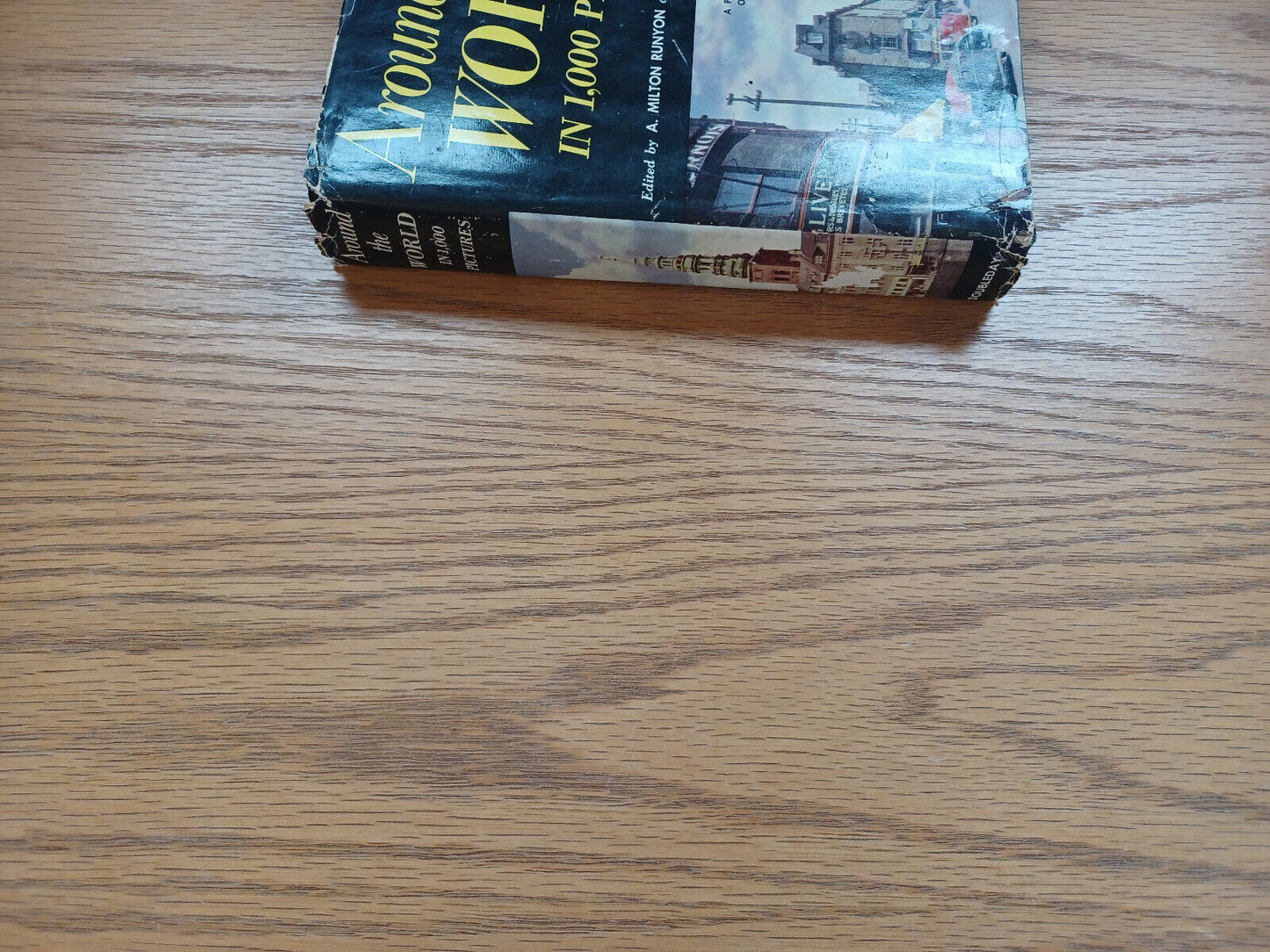 Around The World In 1000 Pictures A Milton Runyon Dust Jacket 1954
