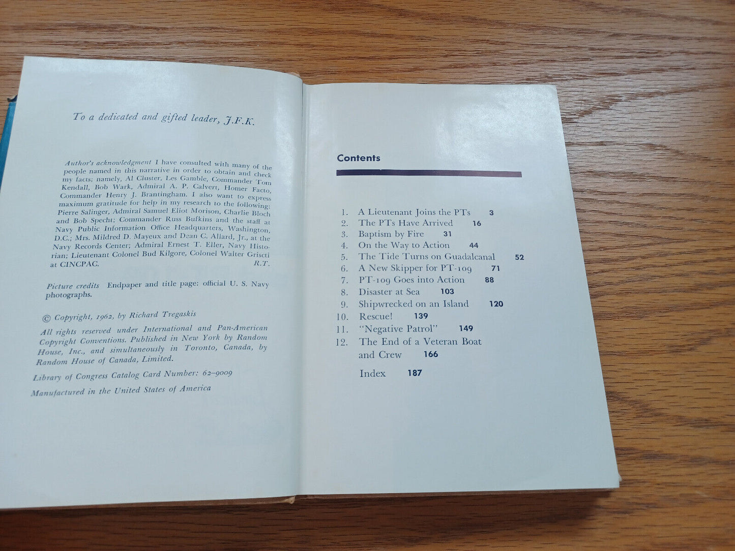 John F Kennedy And Pt-109 1962 Dust Jacket By Richard Tregaskis