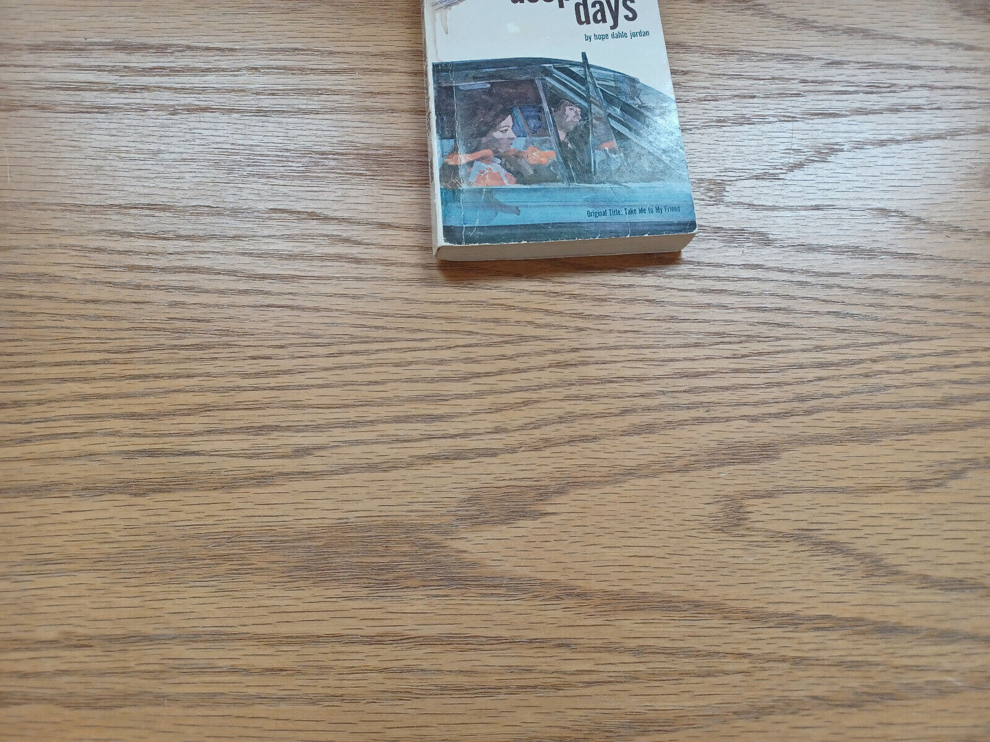 Three Desperate Days Hope Dahle Jordan 1968 Scholastic