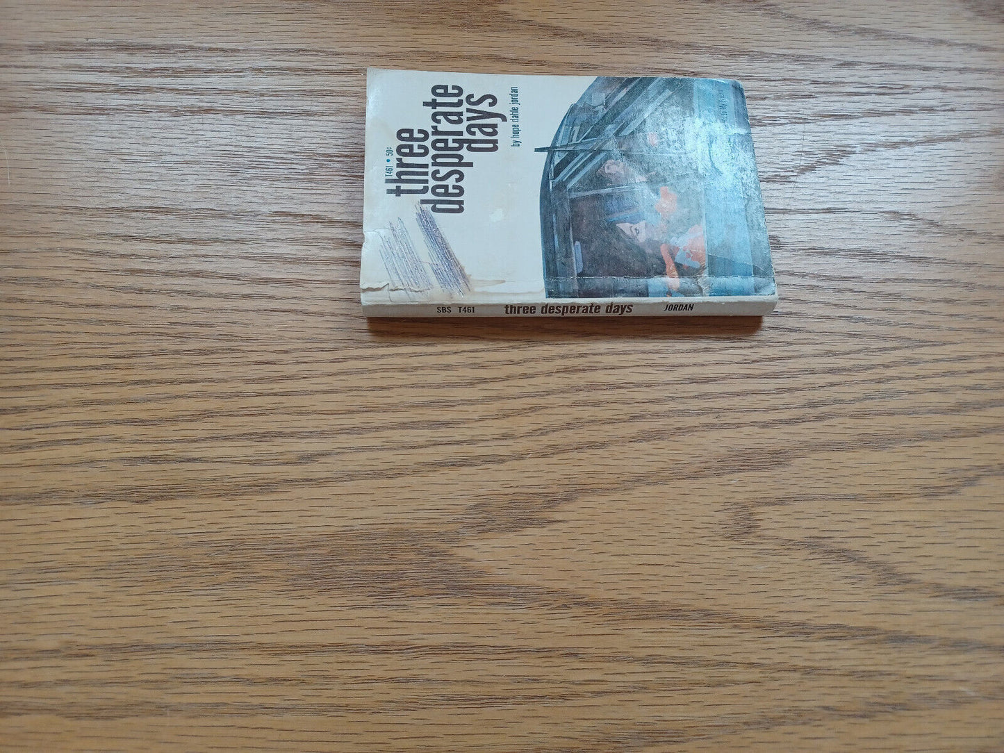 Three Desperate Days Hope Dahle Jordan 1968 Scholastic