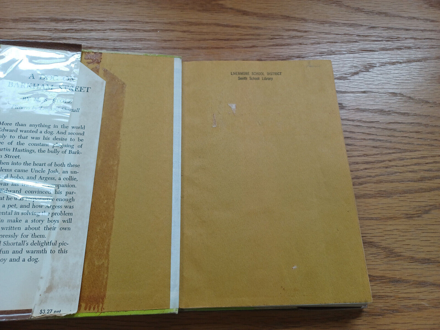 A Dog On Barkham Street M S Stolz 1960 Hardcover Dust Jacket Harper & Row