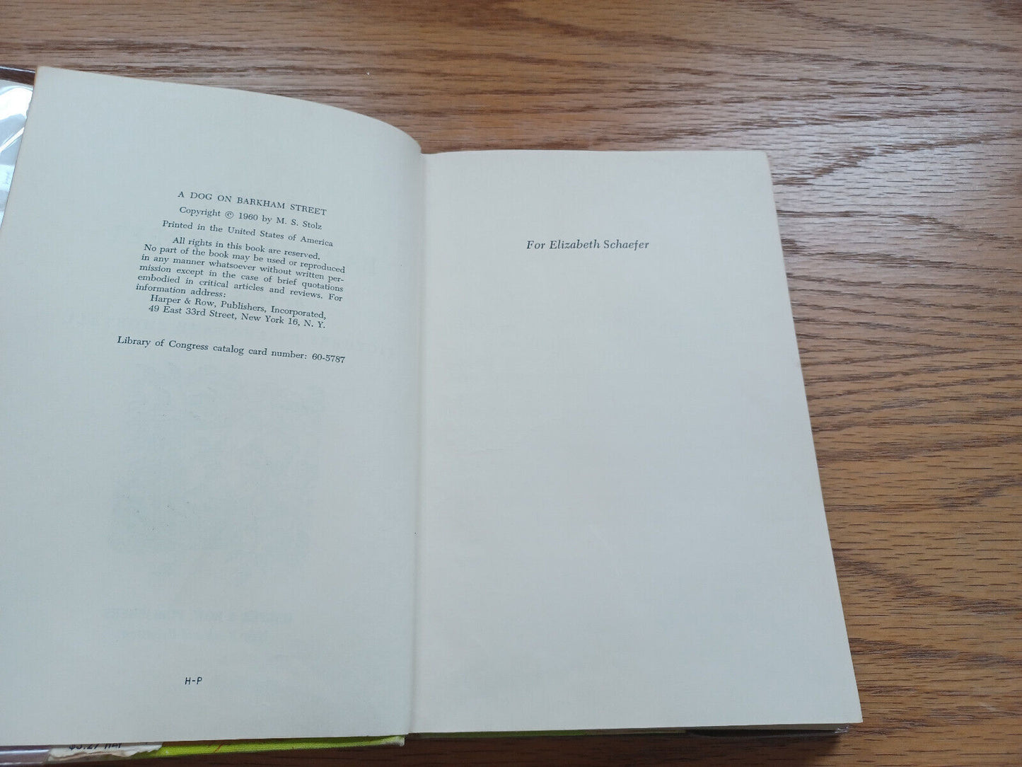 A Dog On Barkham Street M S Stolz 1960 Hardcover Dust Jacket Harper & Row