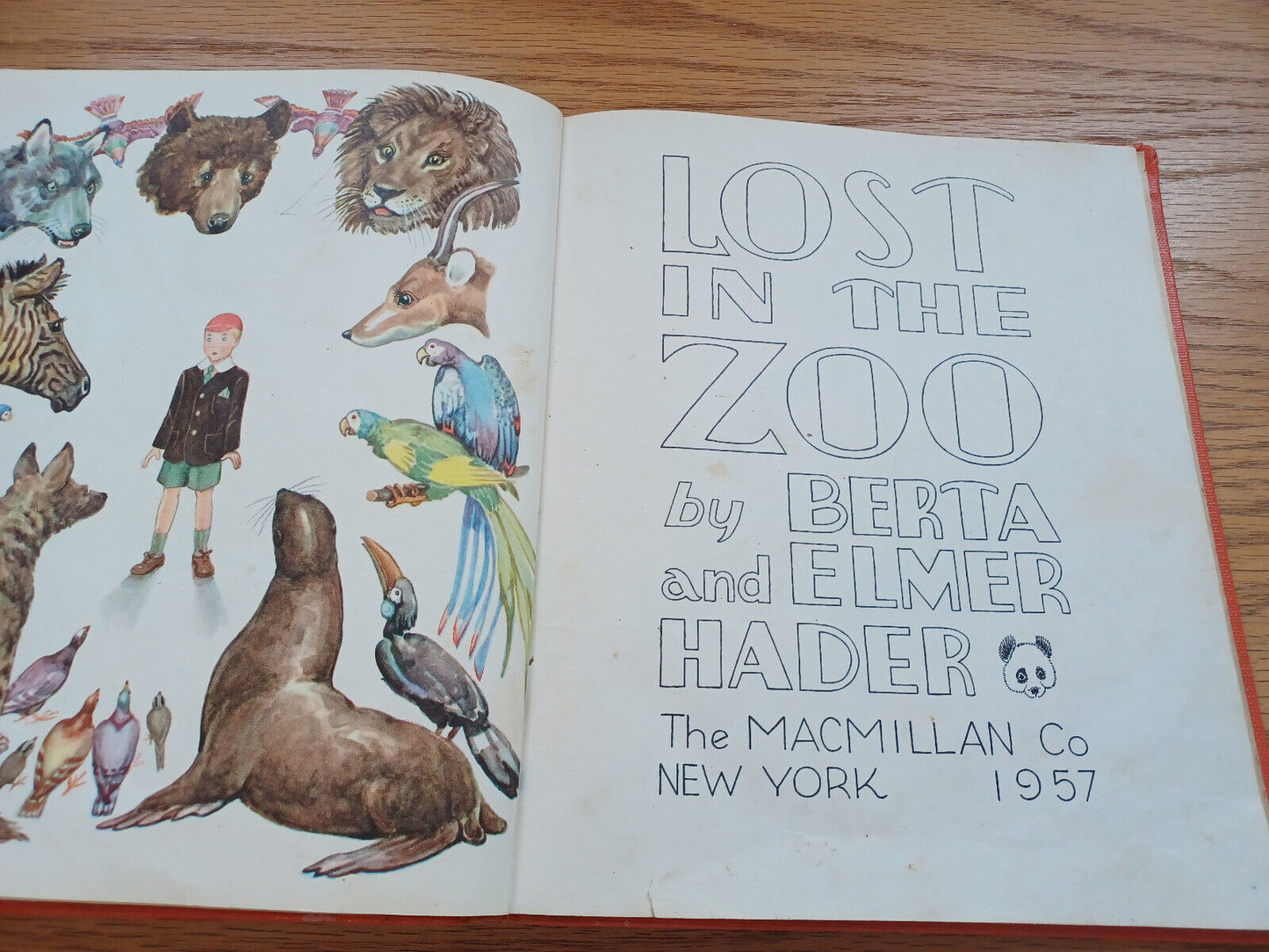 Lost In The Zoo By Berta Hader 1957