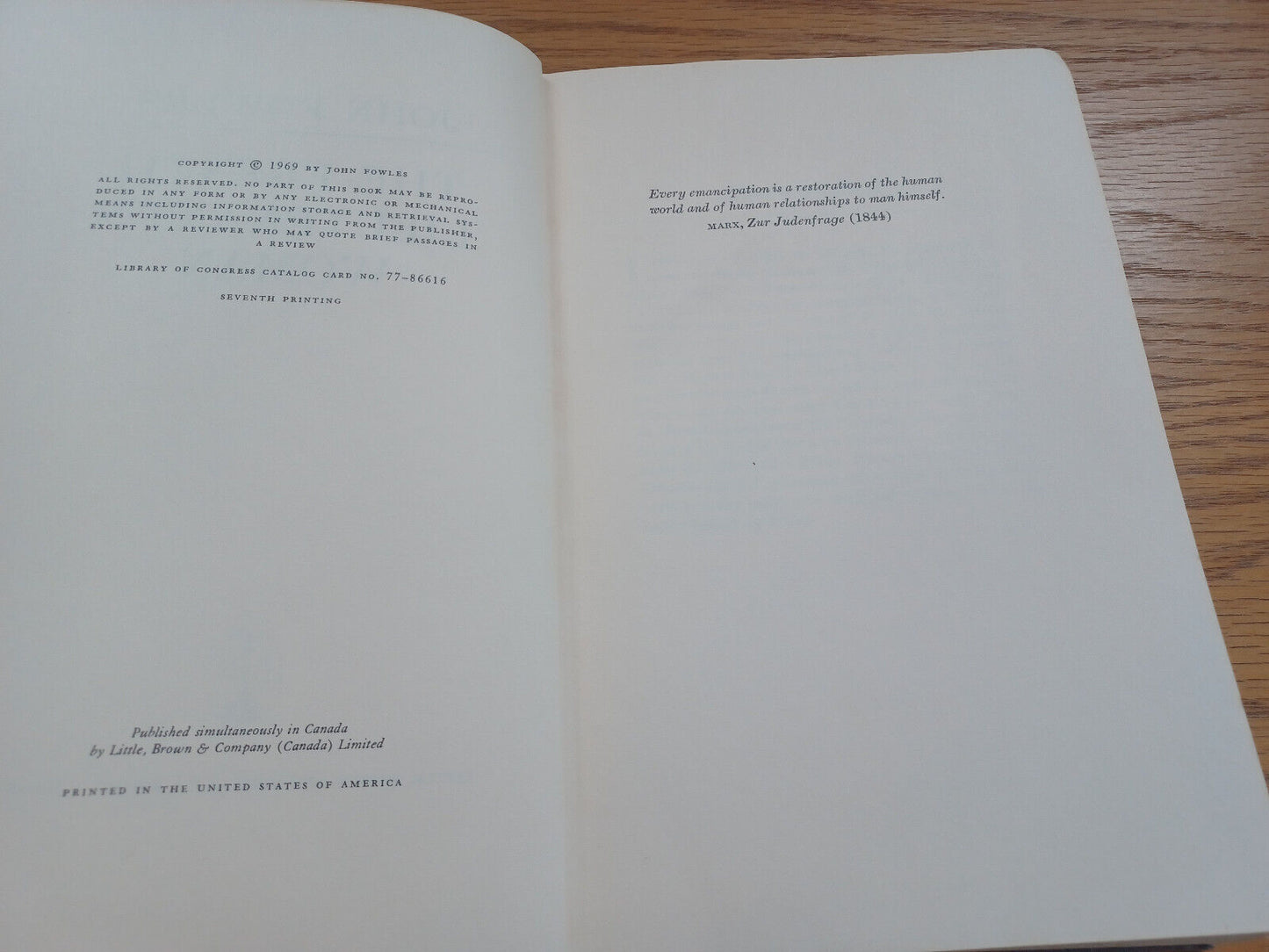 The French Lieutenants Woman By John Fowles 1969