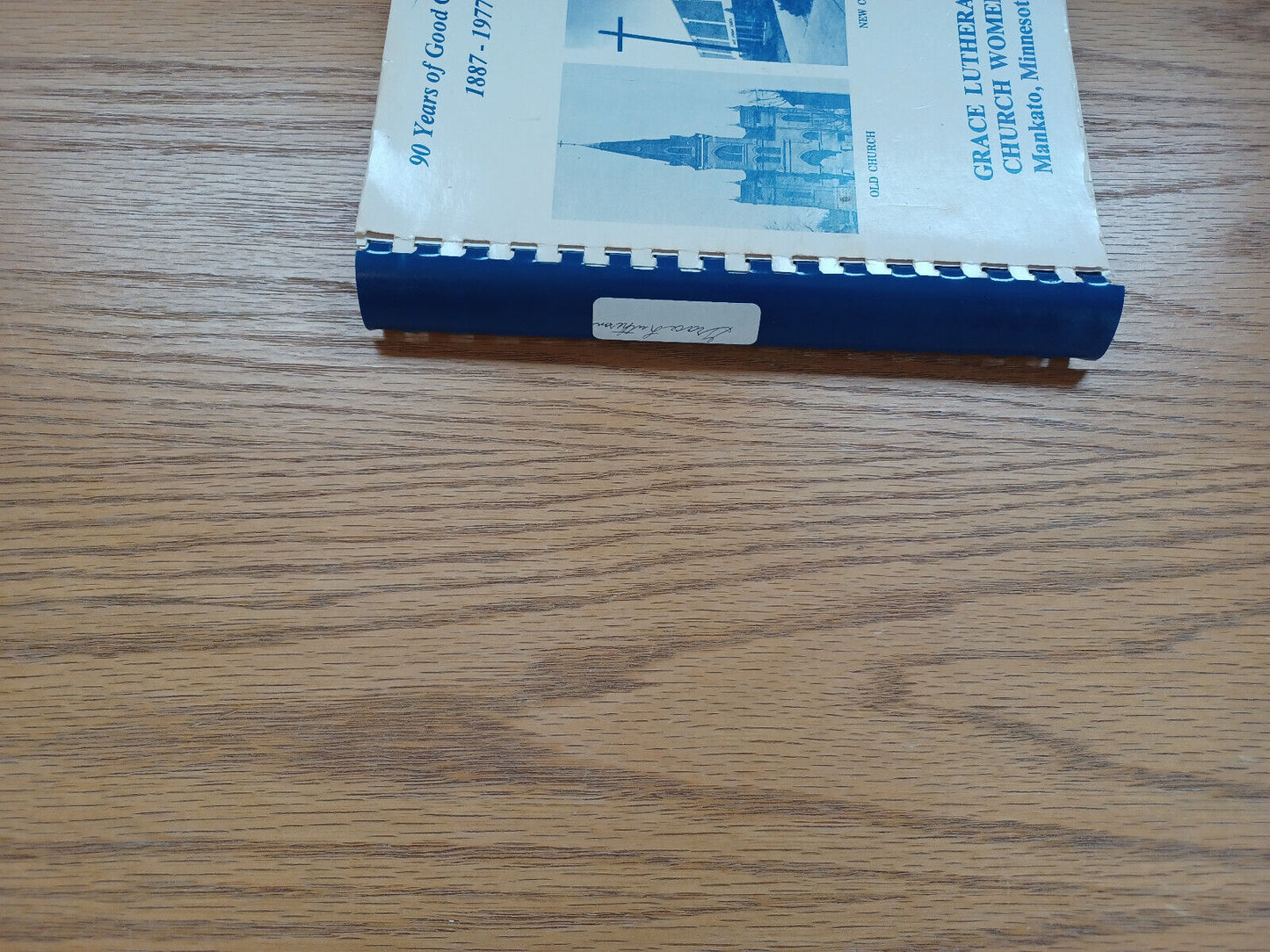 90 Years Of Good Cooking 1887-1977 Grace Lutheran Church Women Mankato Mn