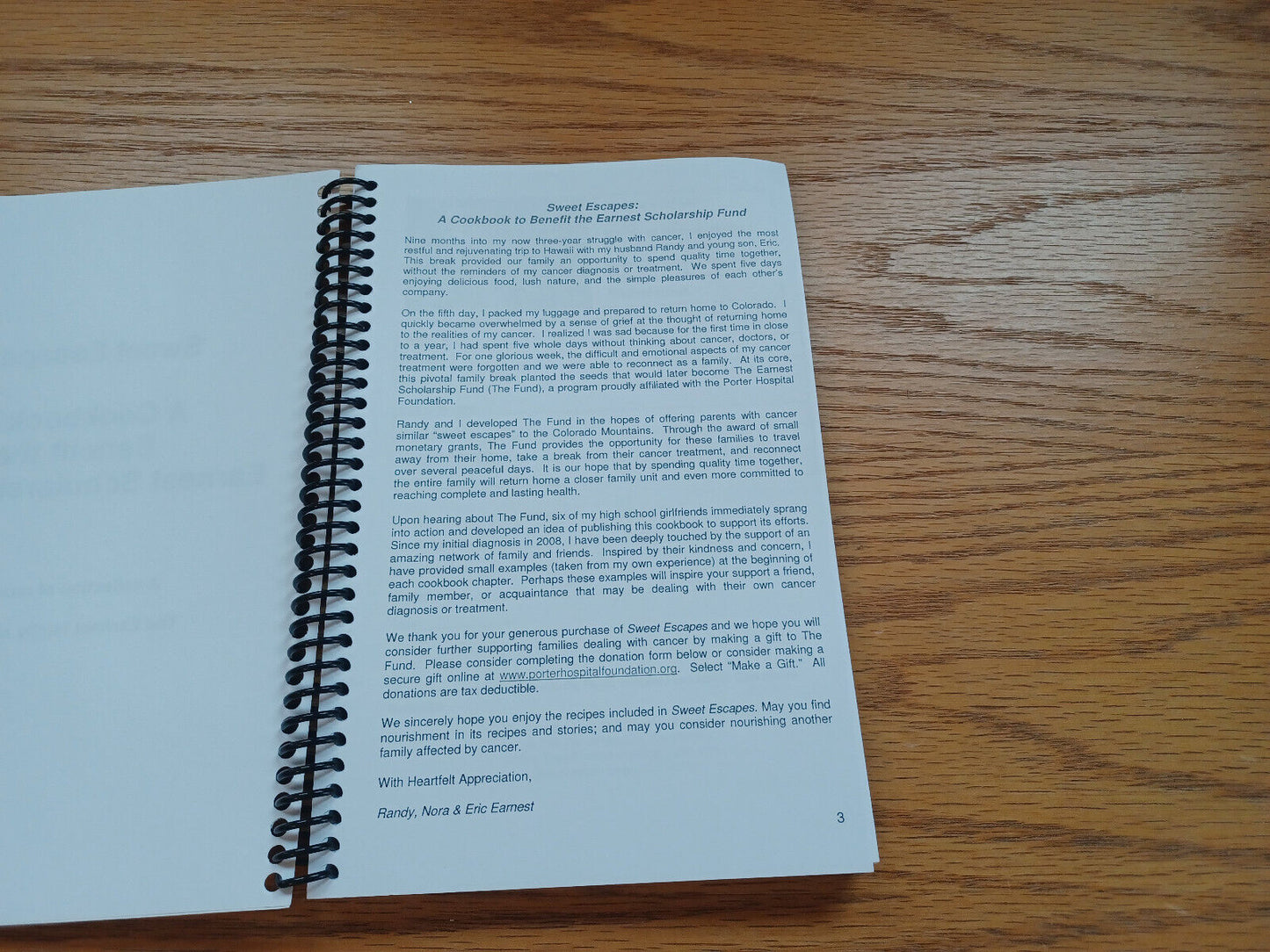 Sweet Escapes Cookbook Earnest Family And Friends