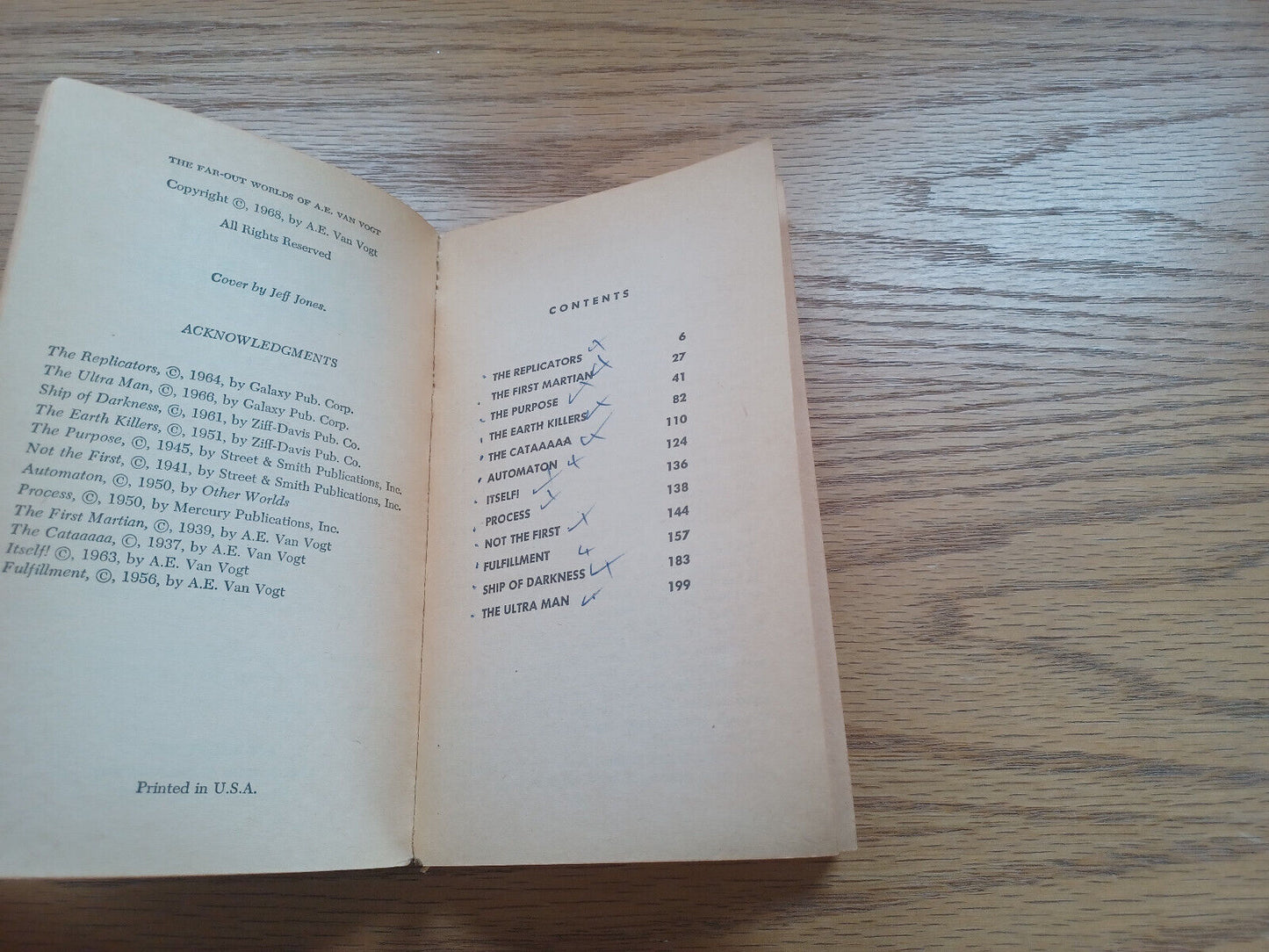The Far Out Worlds Of Ae Van Vogt 1968