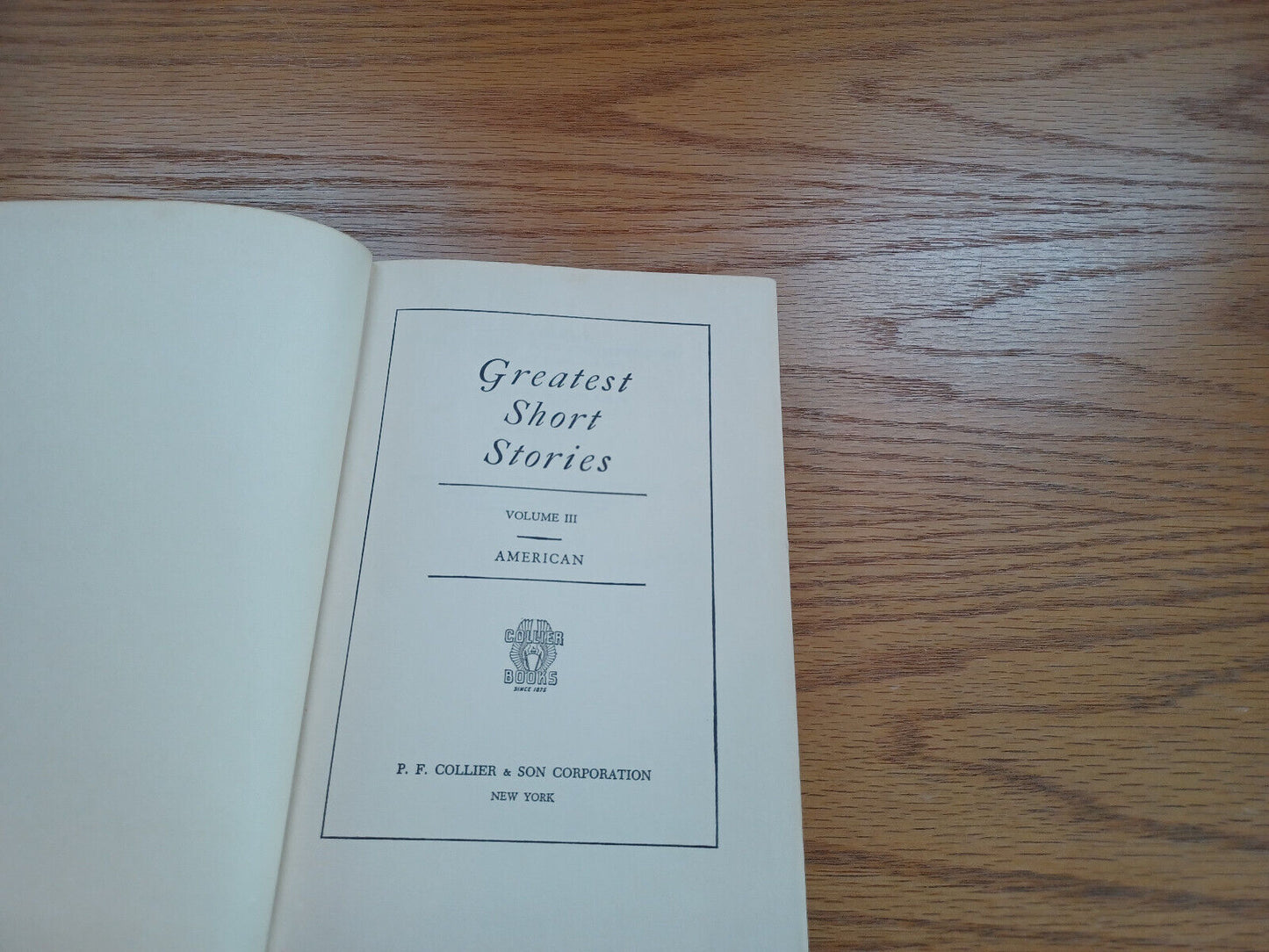 Greatest Short Stories Volume Three American 1953