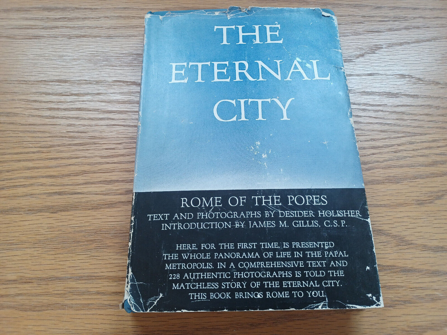 The Eternal City By Desider Holisher 1943 Dust Jacket