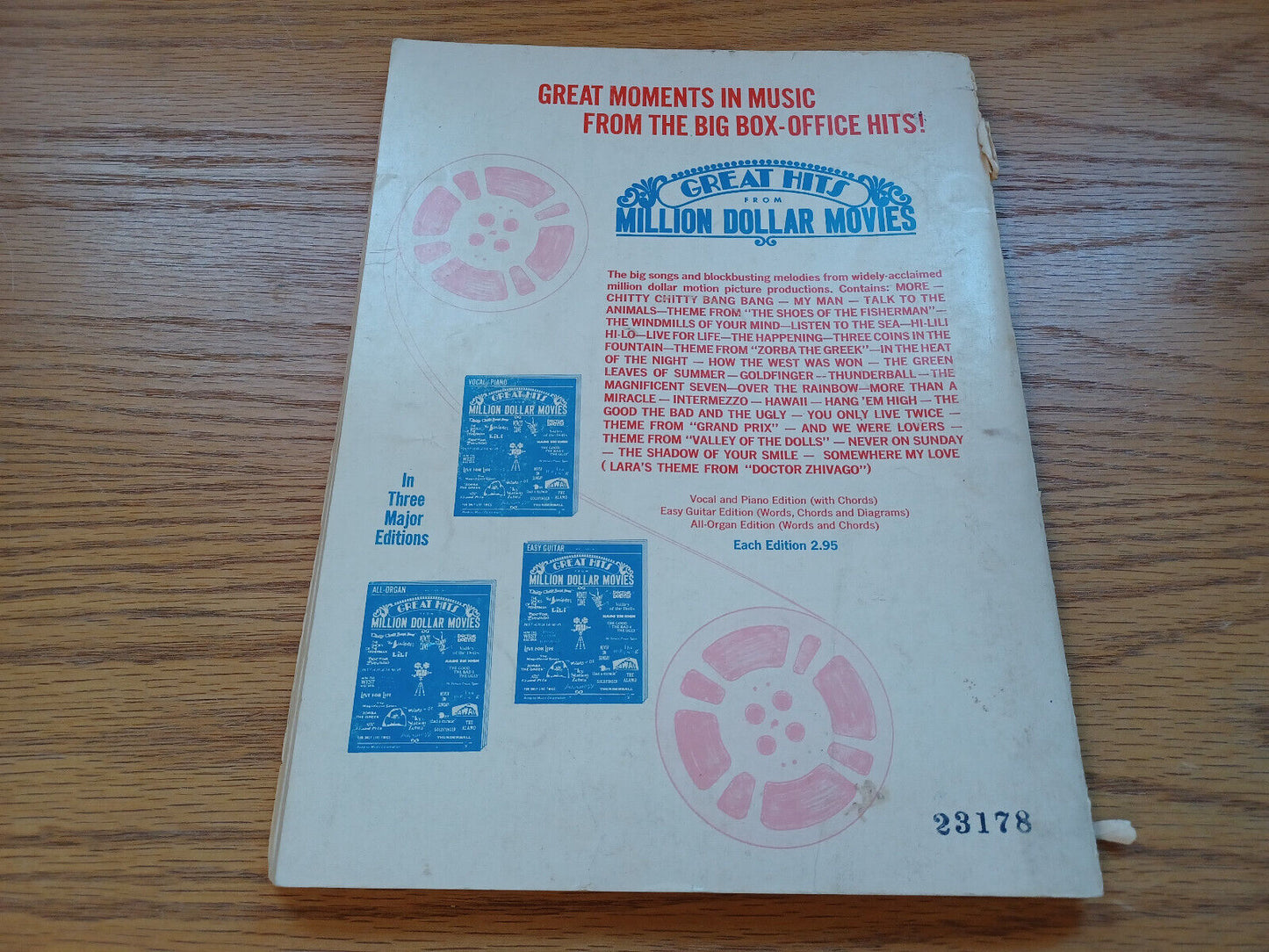 71 Giant Hits Of Today Easy Guitar Words Chorus Music 1969