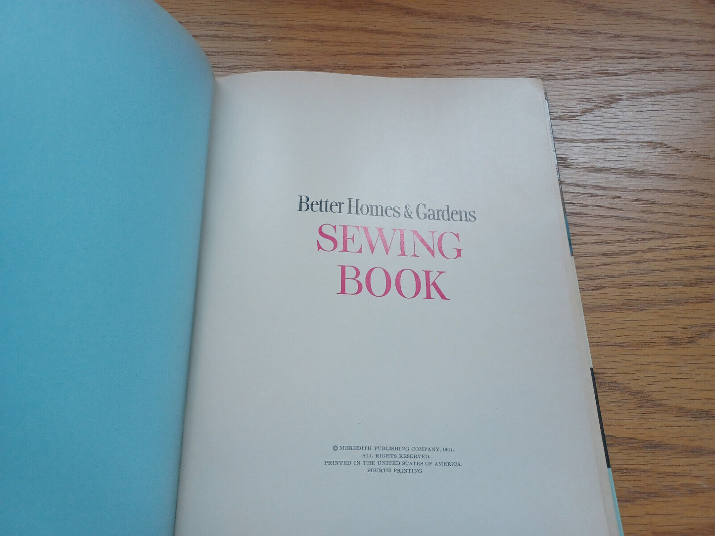 Better Homes And Gardens Sewing Books 1961