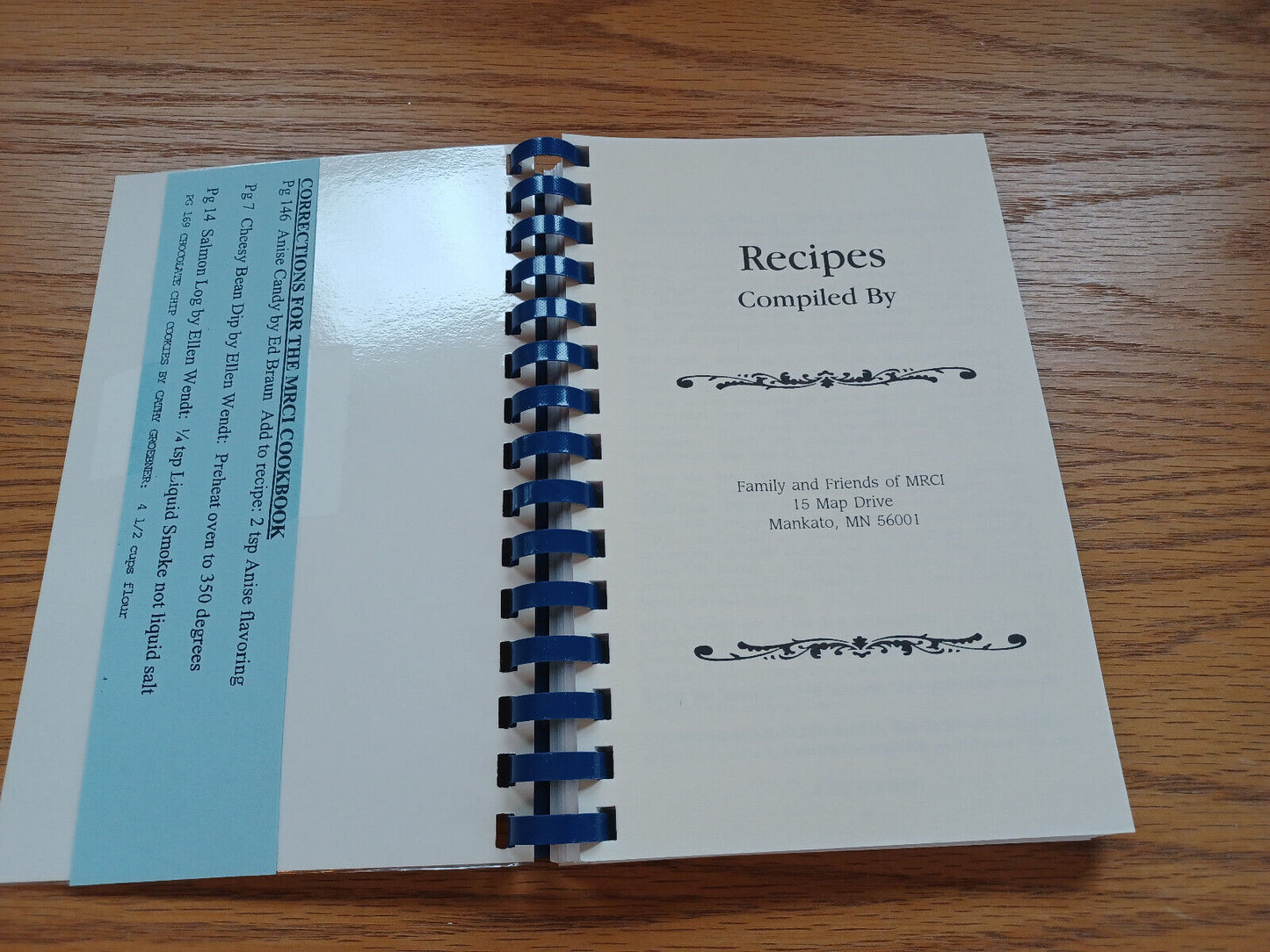 2003 Mrci Commemorative Cookbook Mankato Minnesota