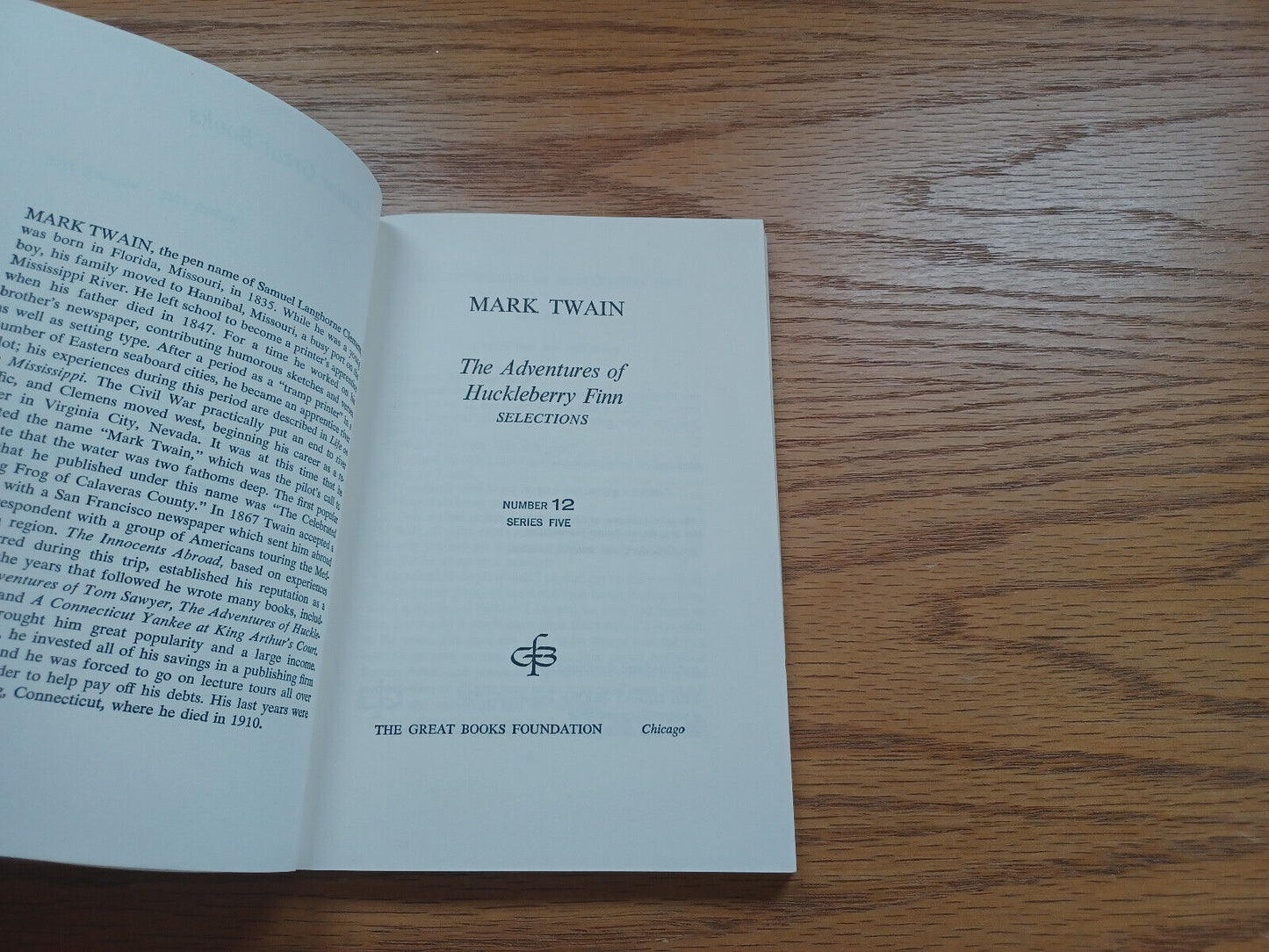 The Adventures Of Huckleberry Finn Mark Twain Junior Great Series 5 Vol 5 1967
