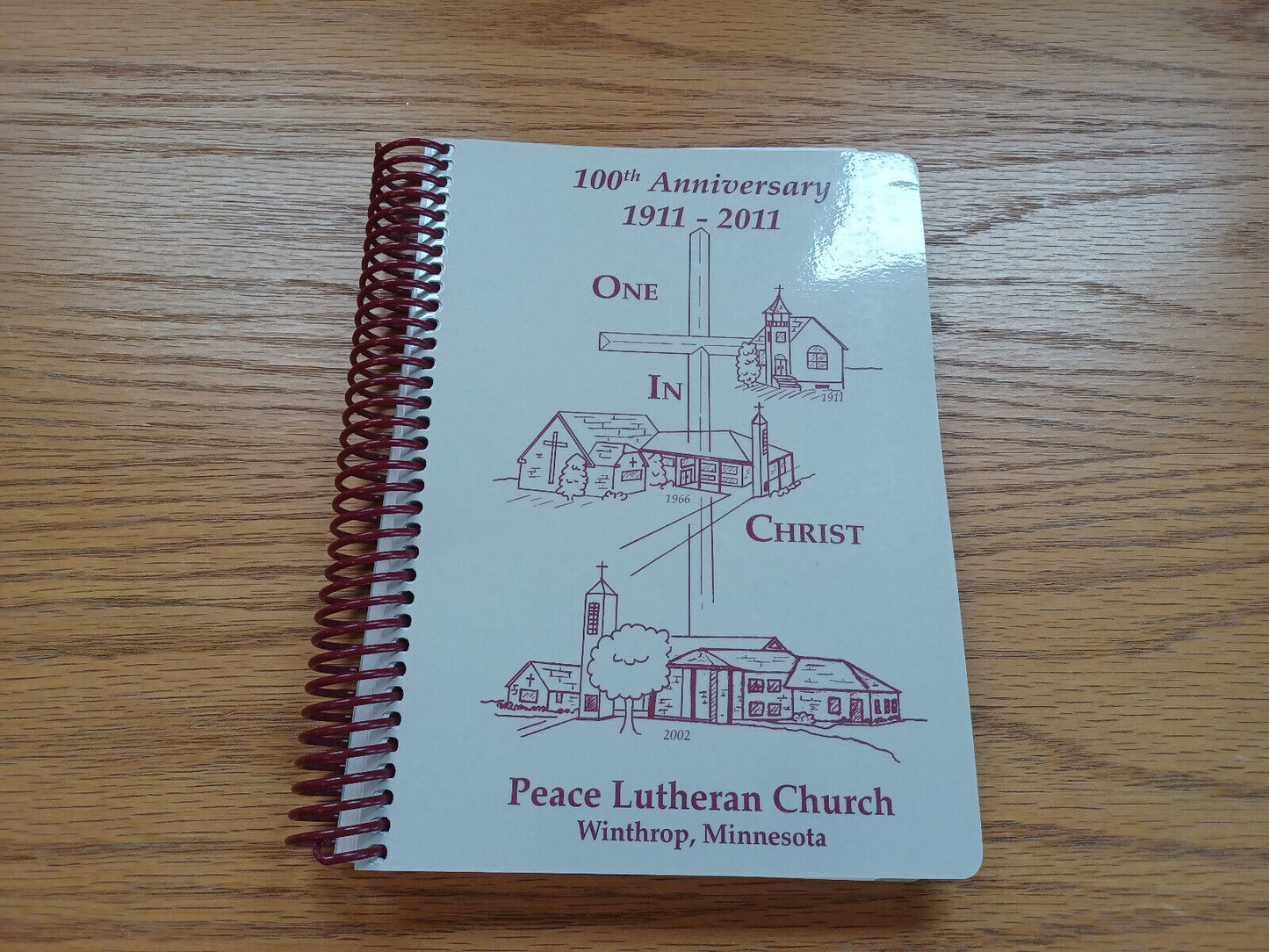 1911-2011 100Th Anniversary Cookbook Peace Lutheran Church Winthrop