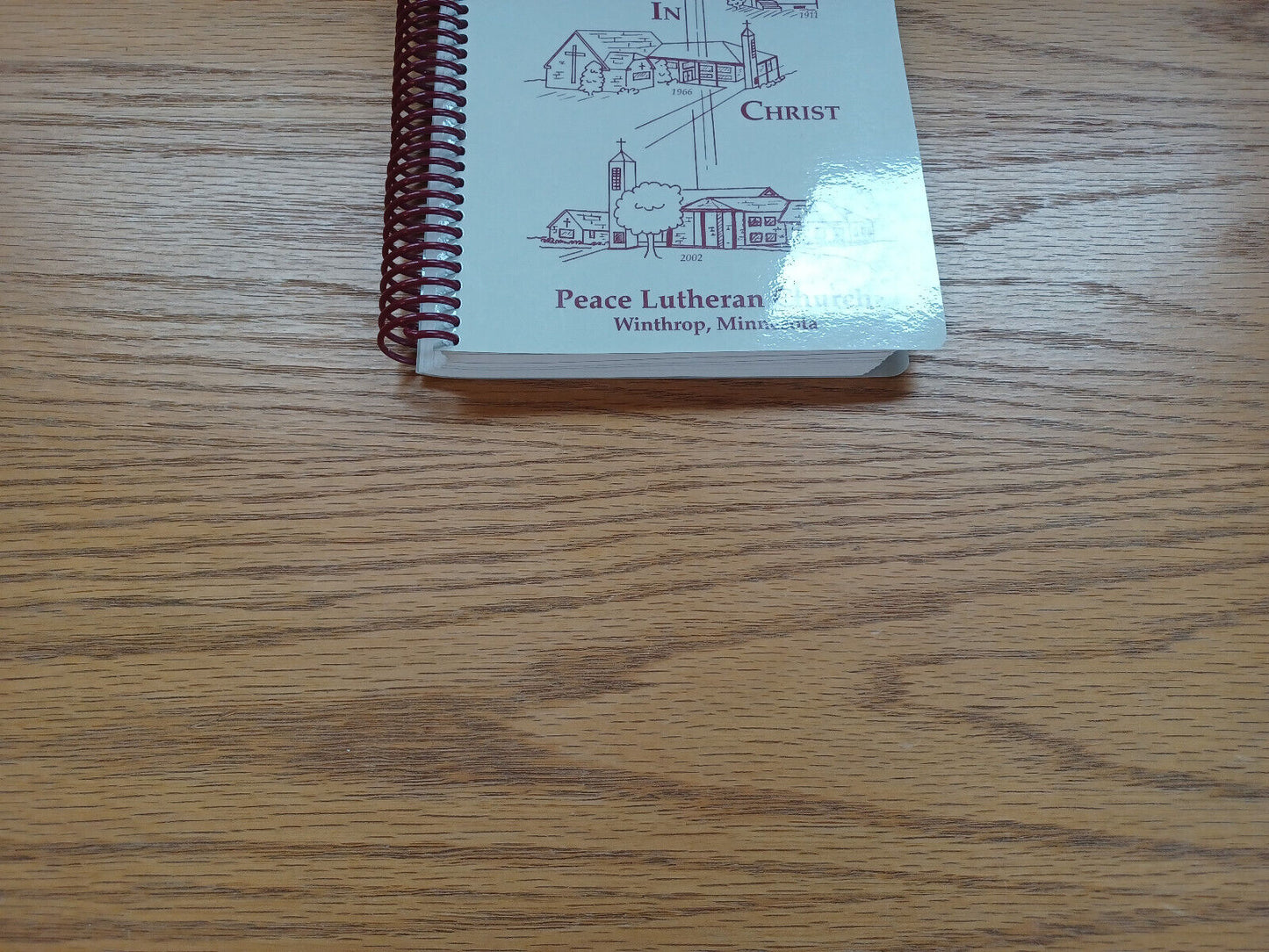 1911-2011 100Th Anniversary Cookbook Peace Lutheran Church Winthrop