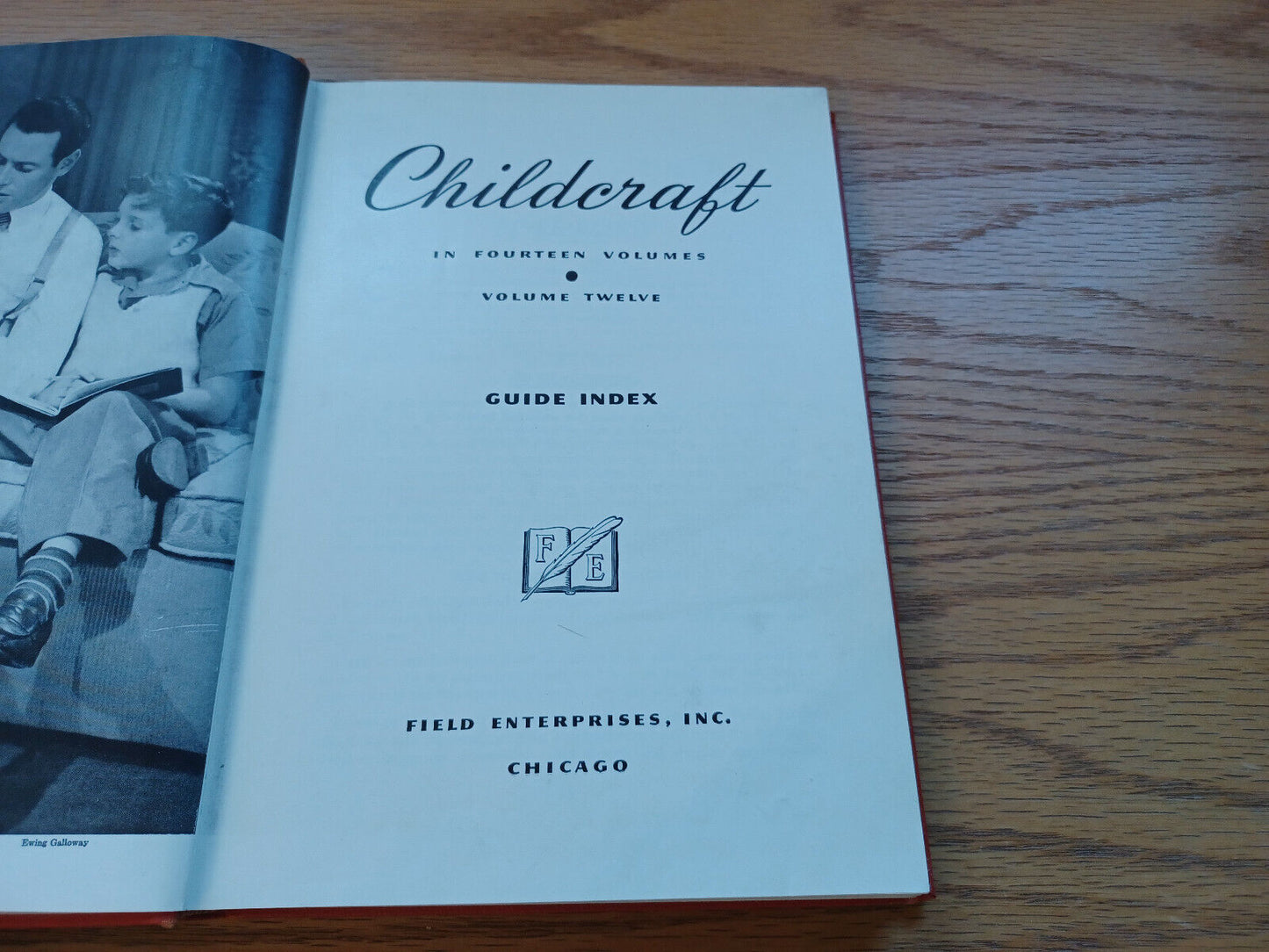 Childcraft Volume Twelve Guide Index 1949