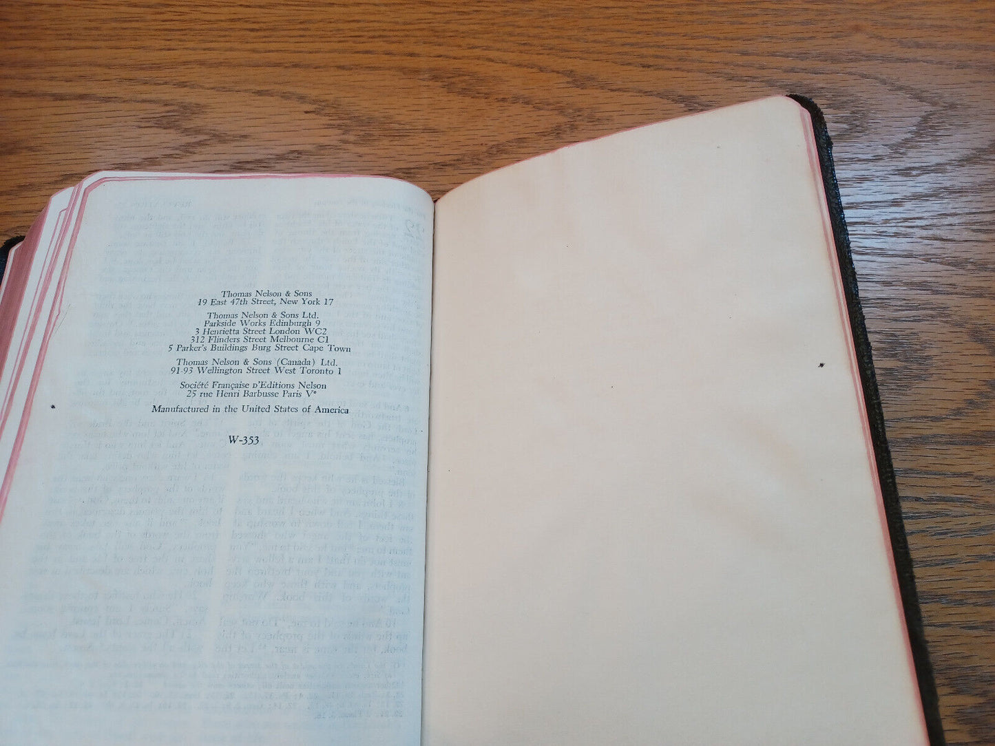 Holy Bible Revised Standard Version 1953 Leather