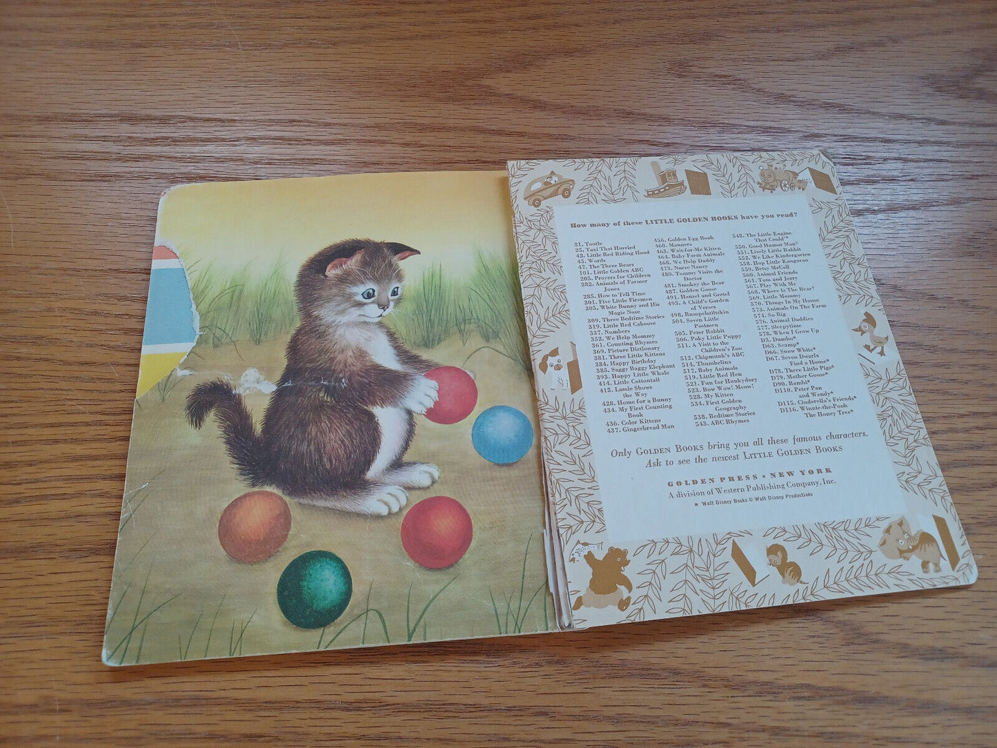 My First Counting Book By Lilian Moore 1957