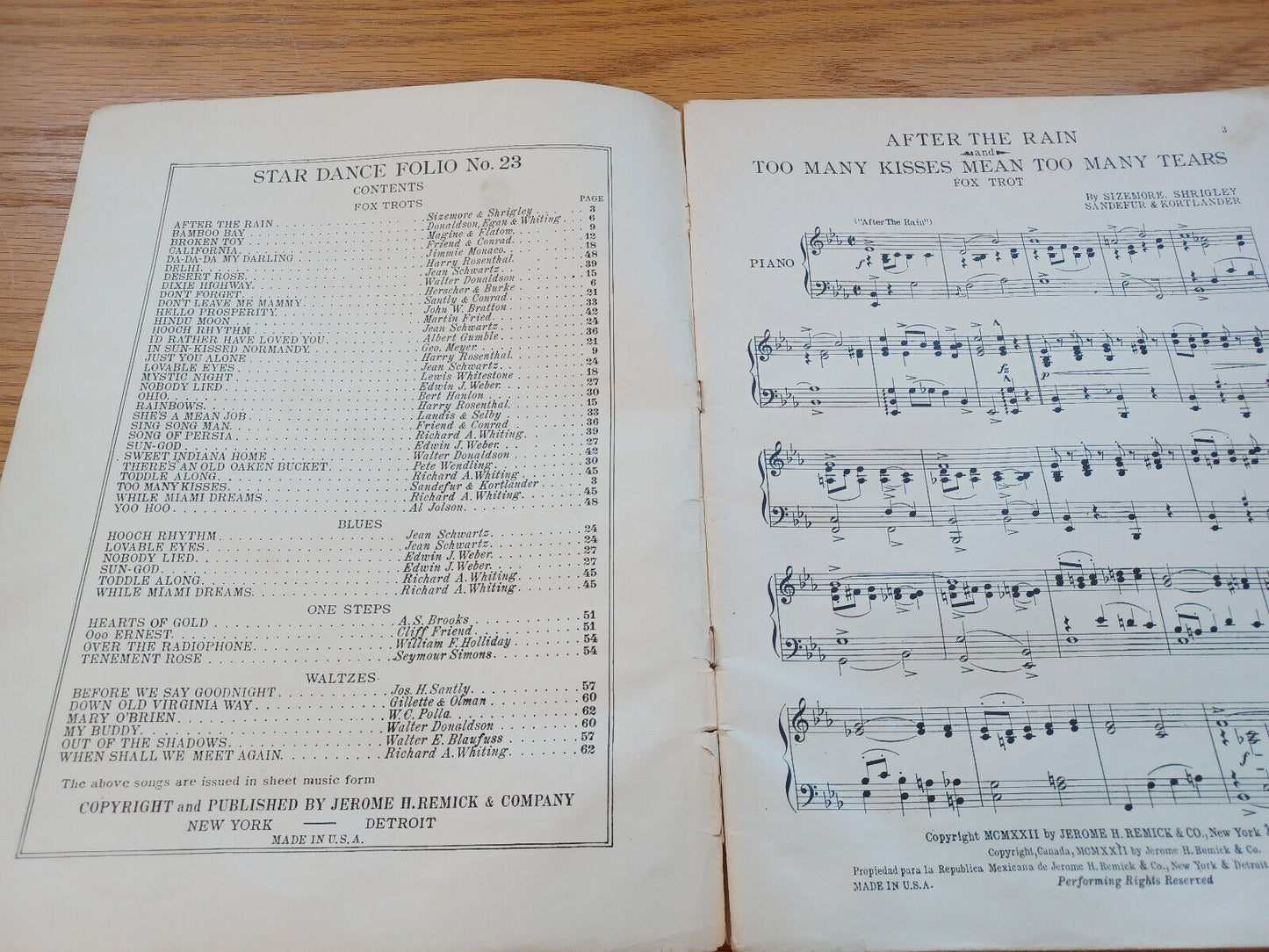 Star Dance Folio No 23 For Piano Solo 1922 J Bodewalt Lampe