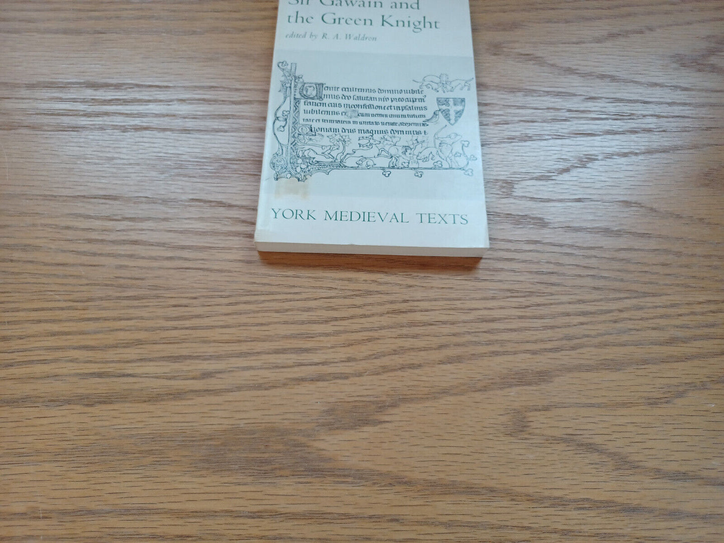 Sir Gawain And Green Knight By R A Waldron 1970