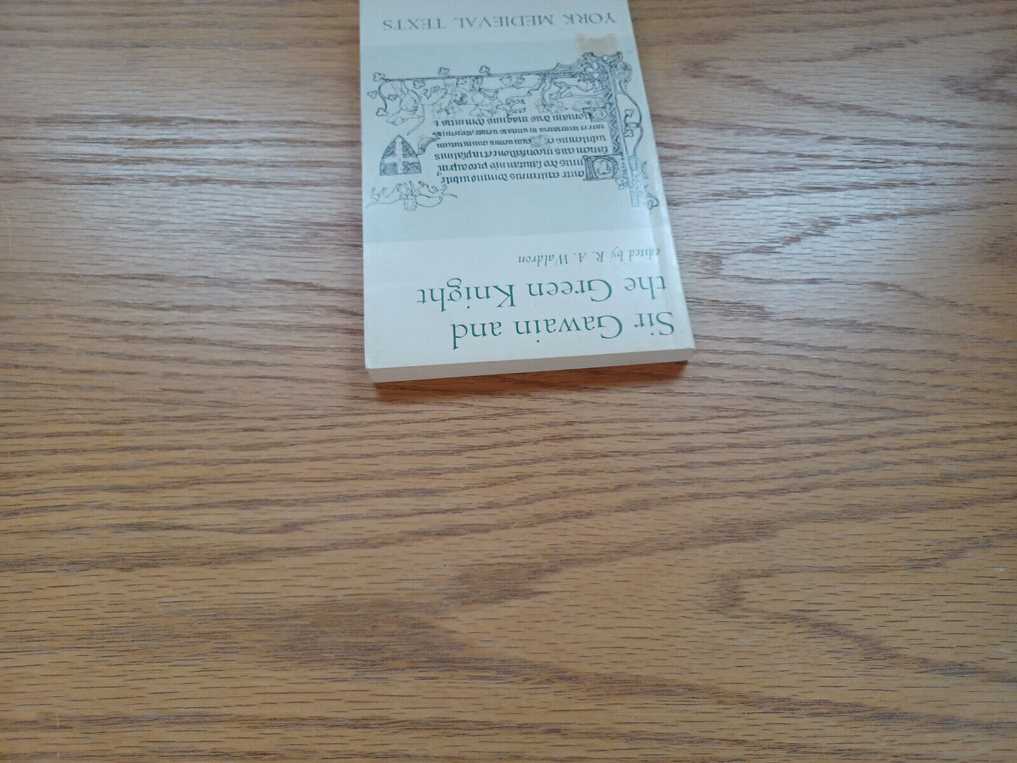 Sir Gawain And Green Knight By R A Waldron 1970