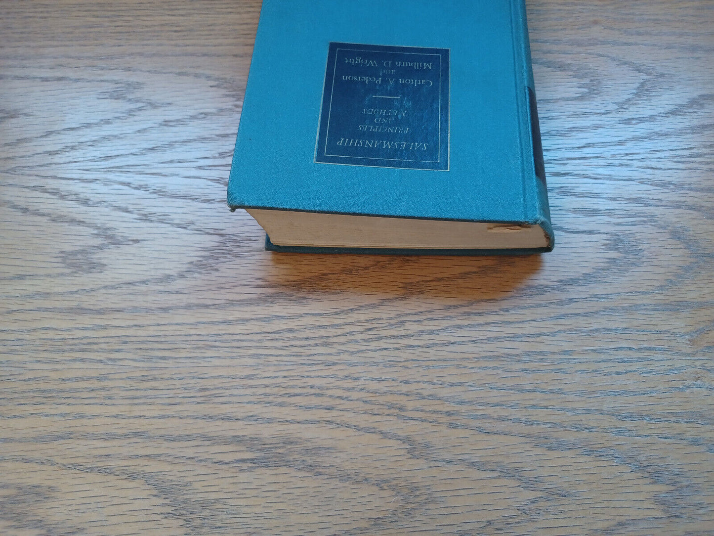 Salesmanship Principles And Methods Carlton A Pederson 1965 3Rd Edition