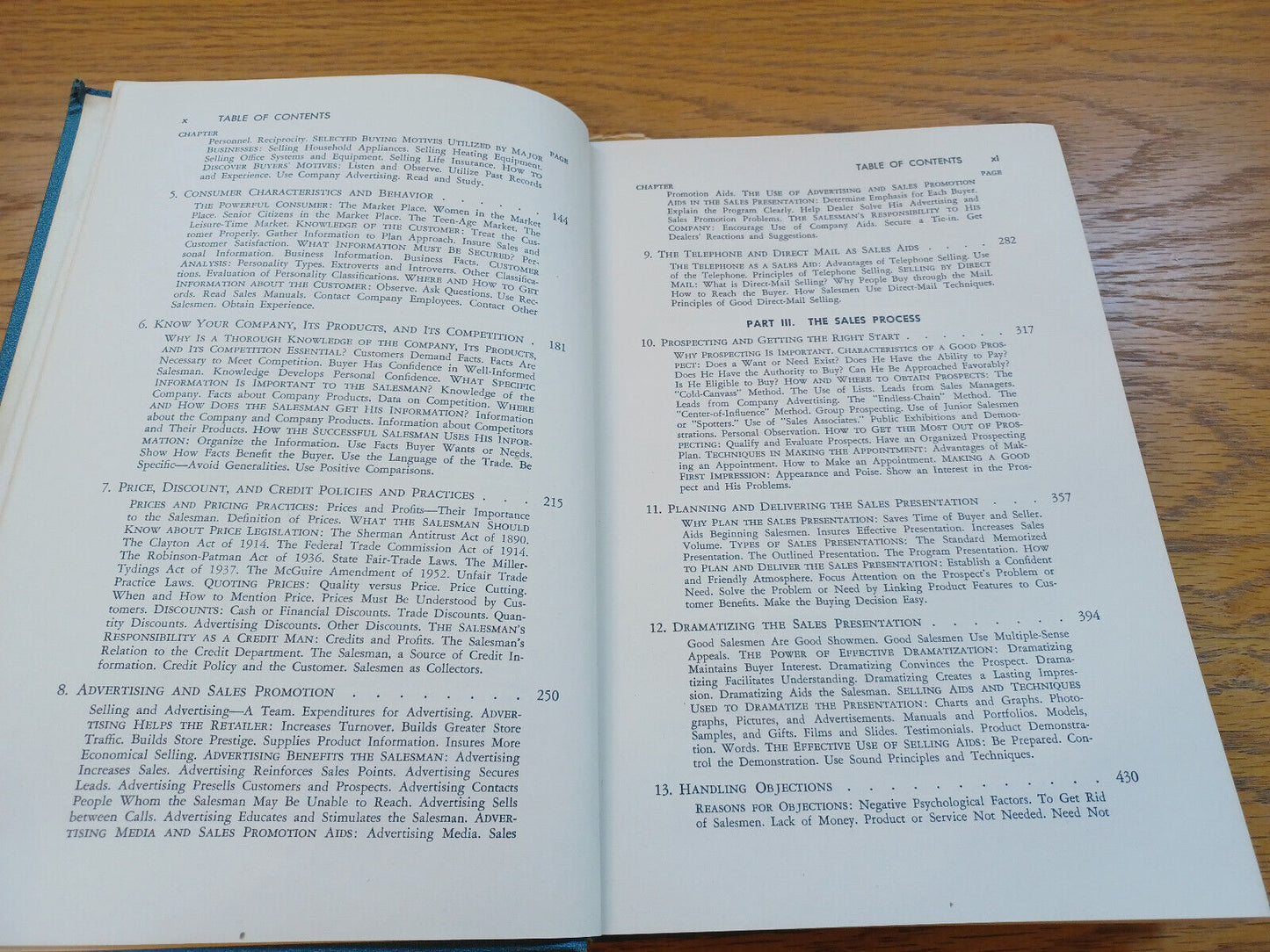 Salesmanship Principles And Methods Carlton A Pederson 1965 3Rd Edition