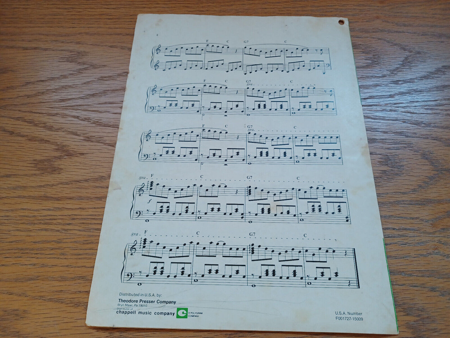 Music Box Dancer Piano Solo Frank Mills 1974