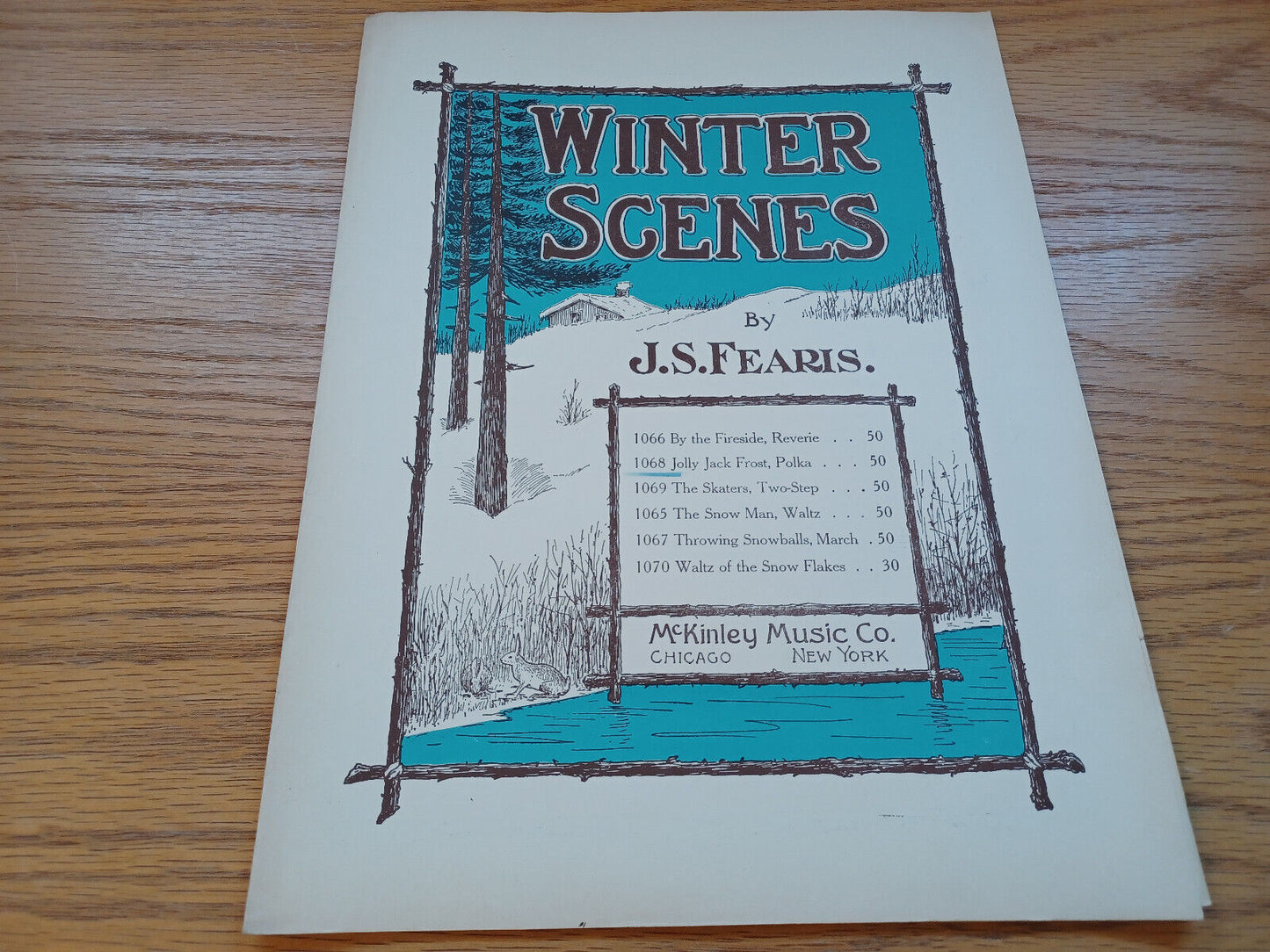 Jolly Jack Frost Polka J S Fearis 1906