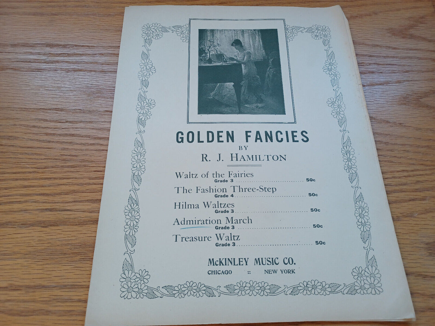 Admiration March R J Hamilton 1904