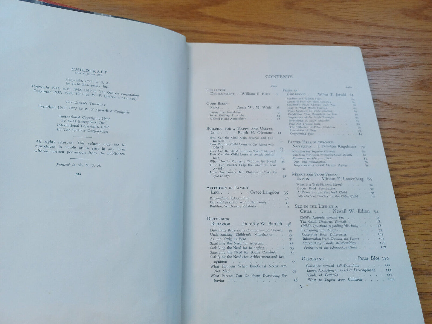 Childcraft Volume Ten Guidance For Development 1949