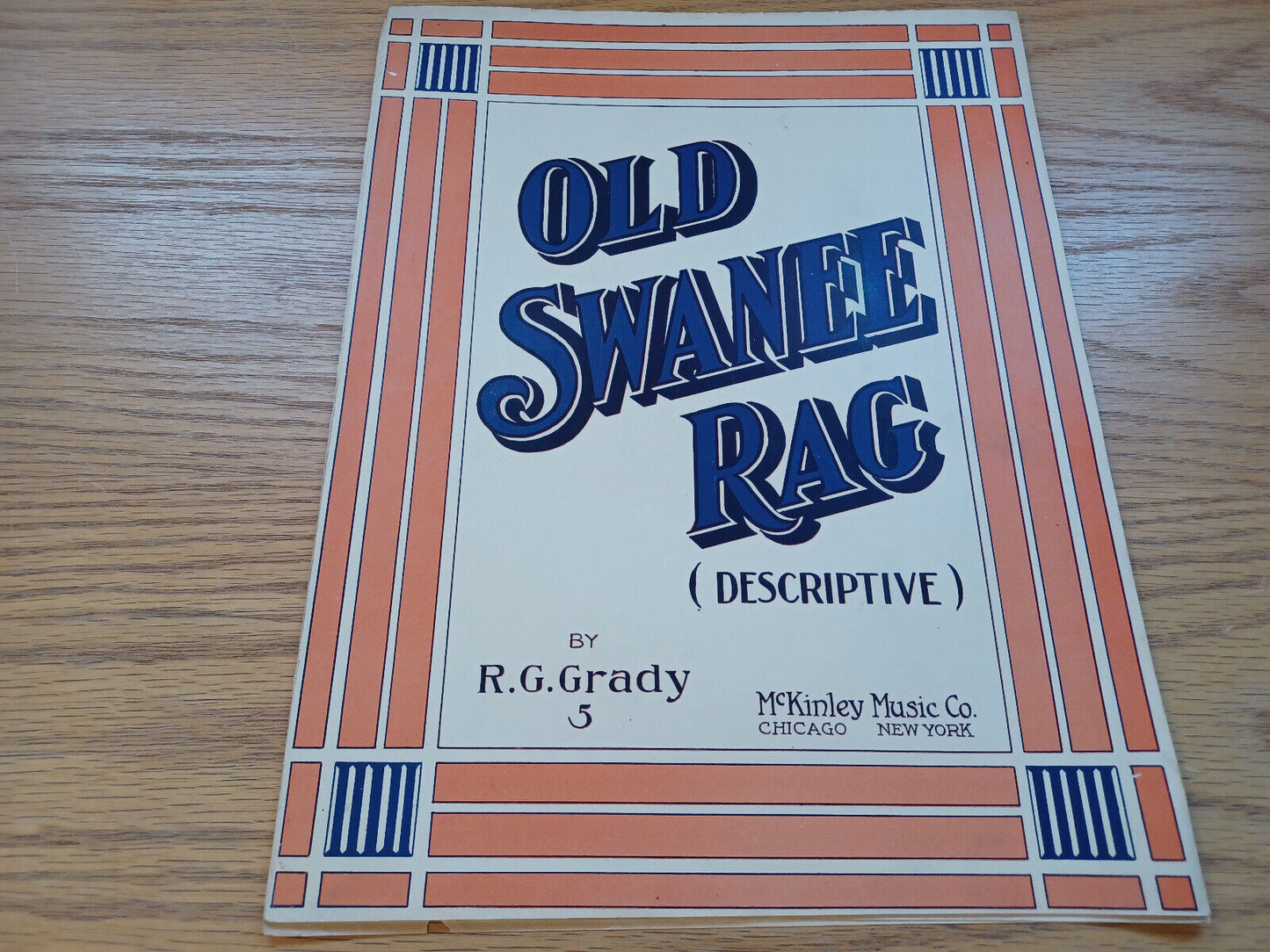 Old Swanee Rag R G Grady 1913
