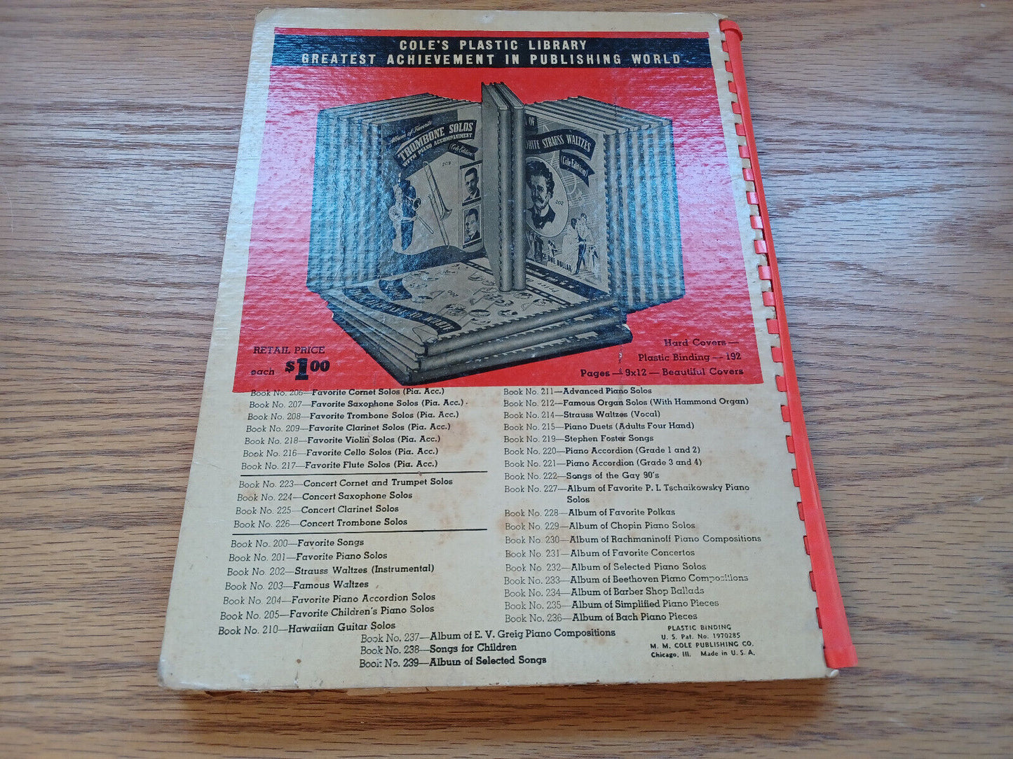 Album Of Favorite Barber Shop Ballads Cole Edition 1944