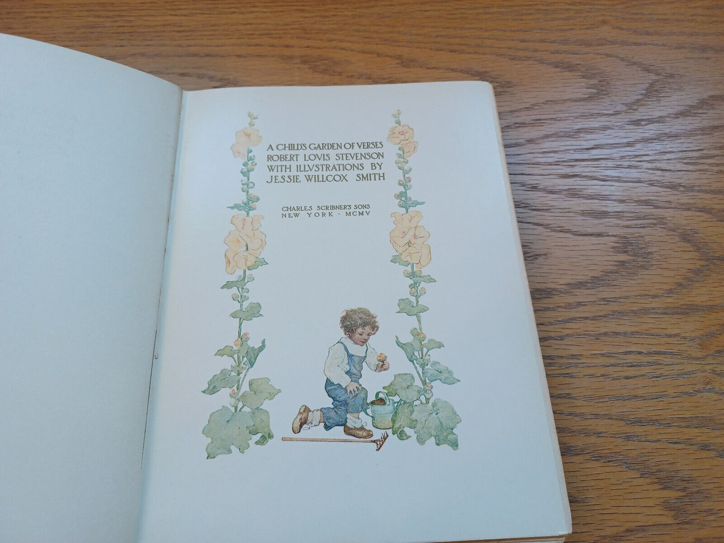 A Child'S Garden Of Verses Robert Louis Stevenson 1905 Illustrated