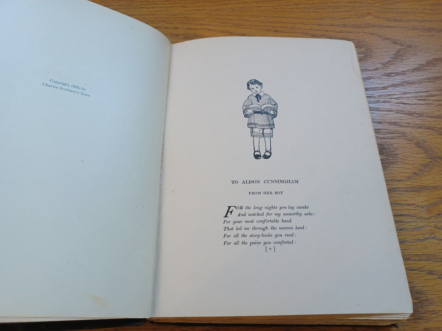 A Child'S Garden Of Verses Robert Louis Stevenson 1905 Illustrated