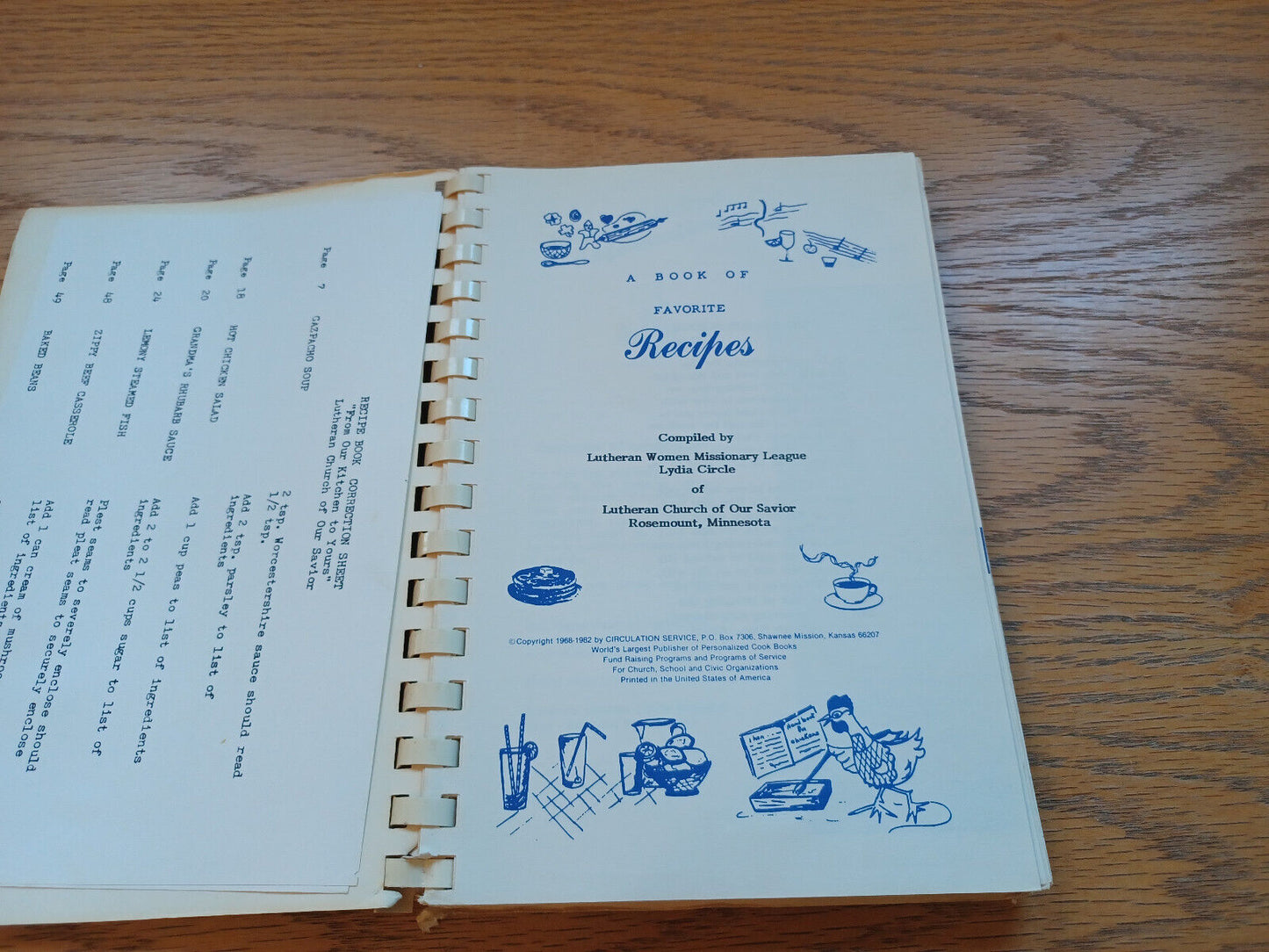 From Our Kitchen To Yours Lutheran Church Of Our Savior Mn 1982