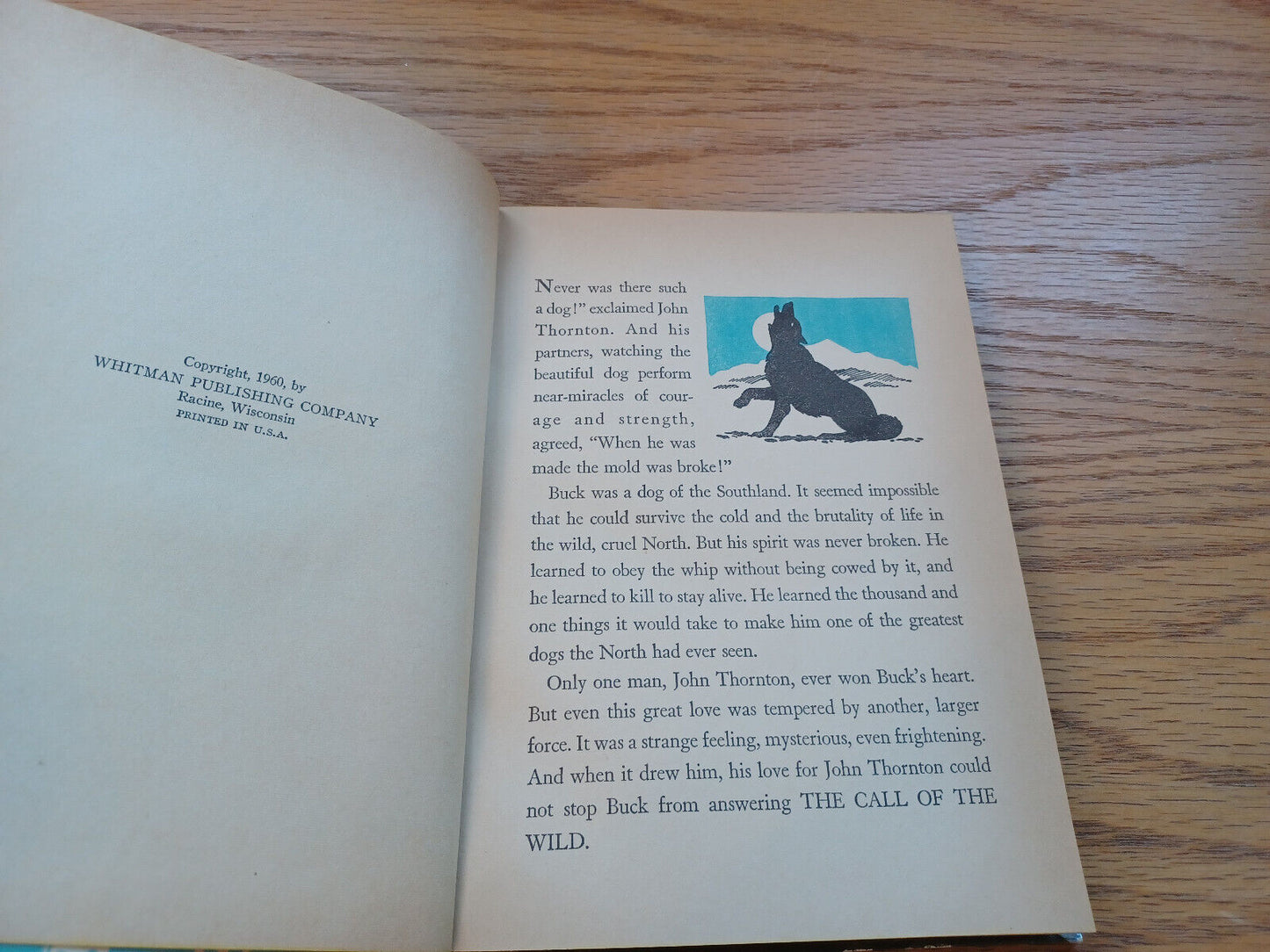 The Call Of The Wild Jack London Whitman Hardcover