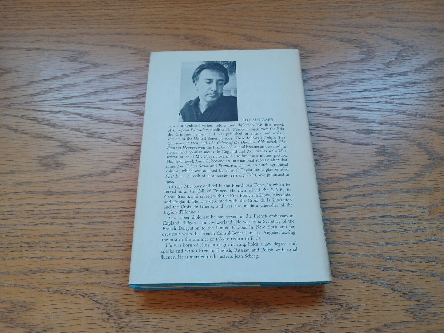 The Ski Bum Romain Gary 1965 Book Club Edition Dust Jacket