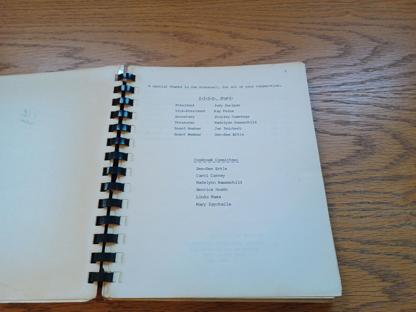 Our Favorite Recipes South Grove P T S A Cookbook 1976-1977
