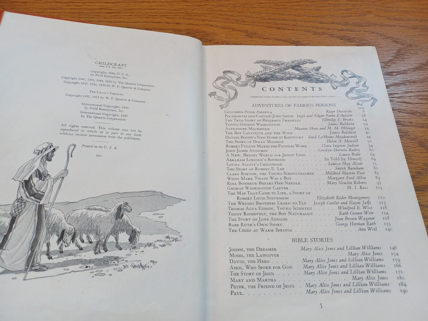 Childcraft 1949 Volume Six Great Men And Famous Deeds