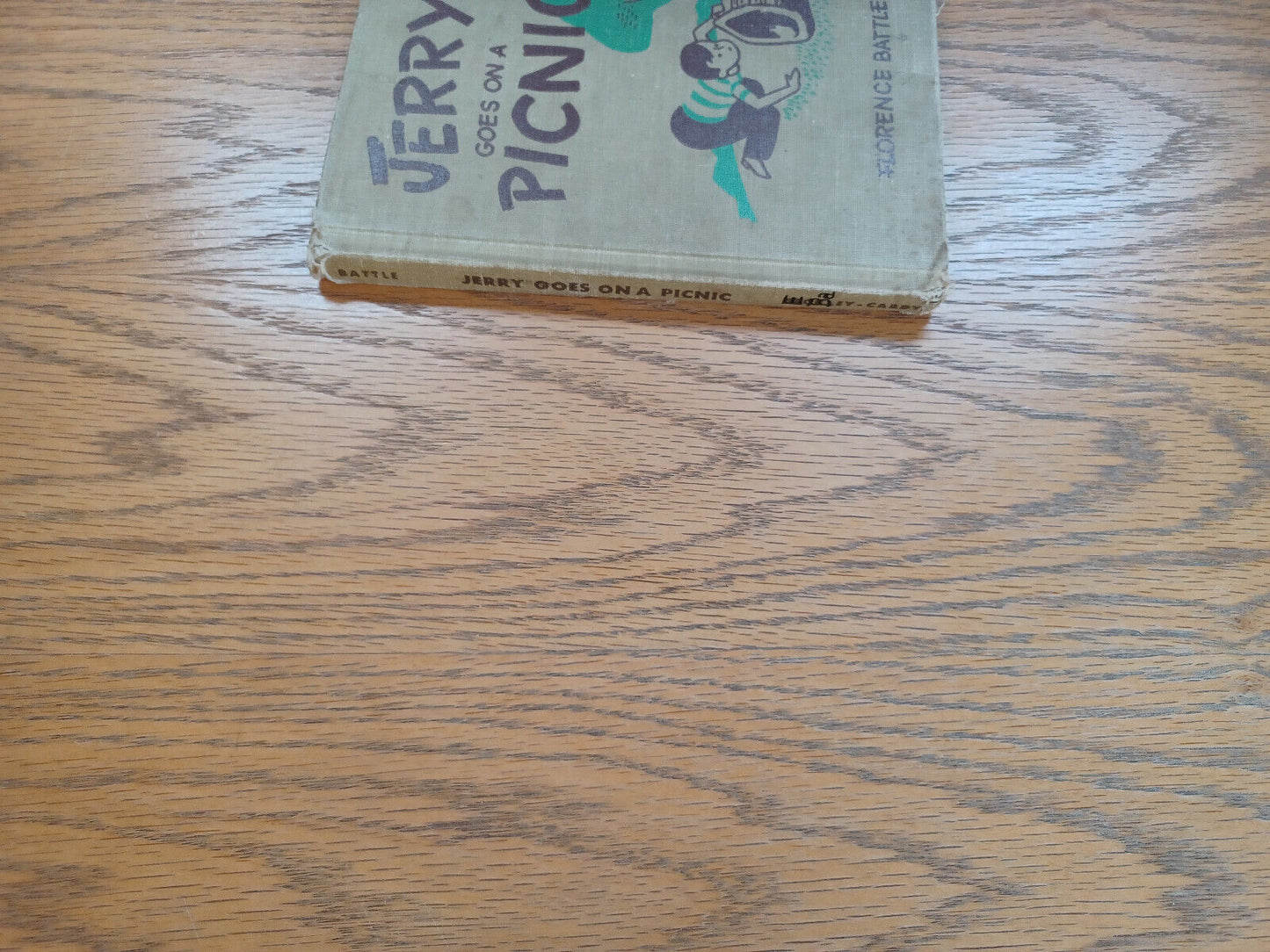 Jerry Goes on a Picnic Florence Battle 1952 Hardcover Beckley Cardy